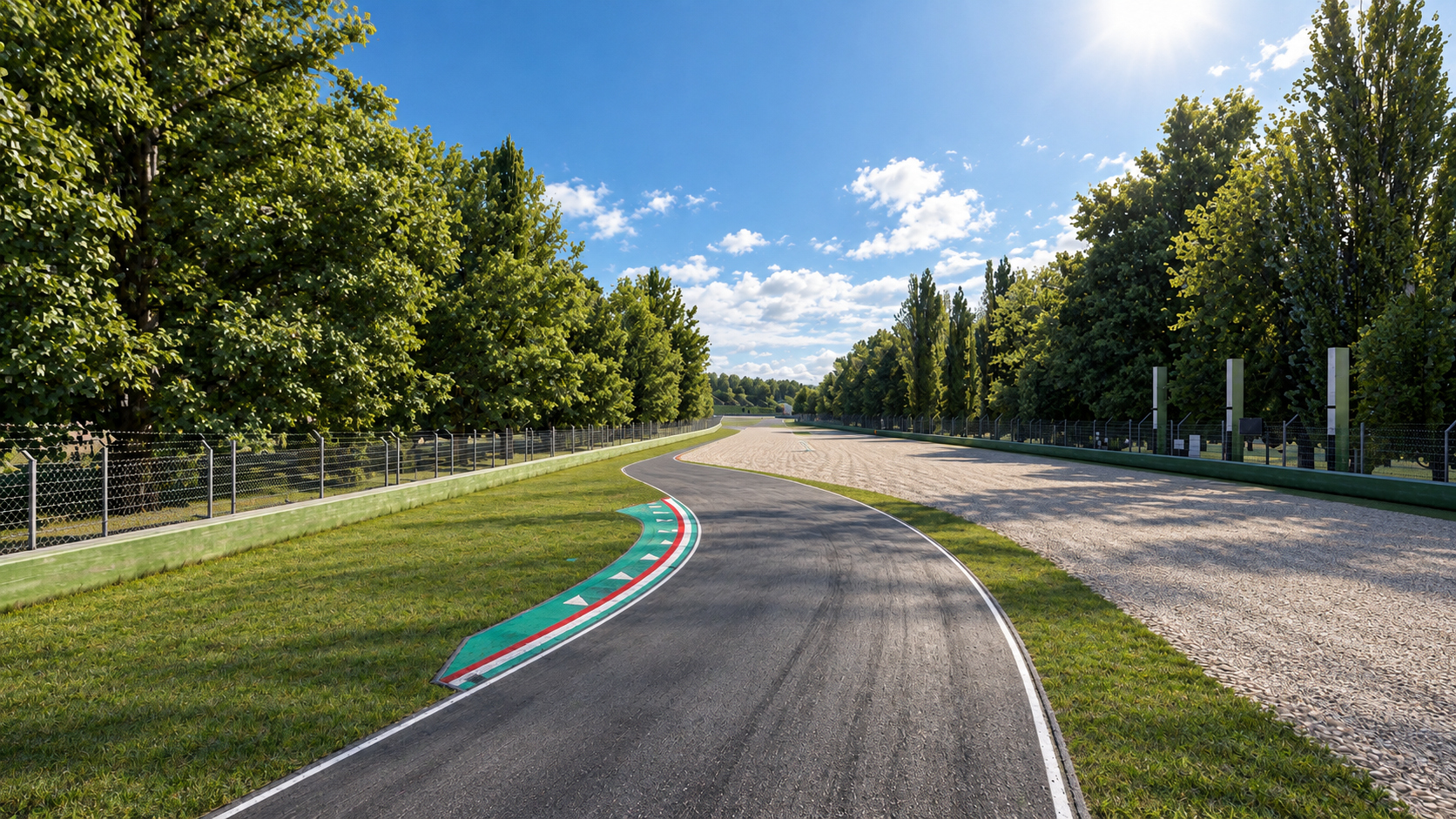 F1 Imola Grand Prix Circuit 3D Model