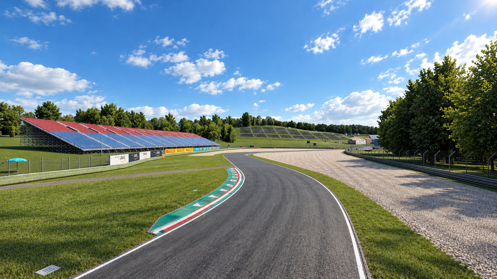 F1 Imola Grand Prix Circuit 3D Model