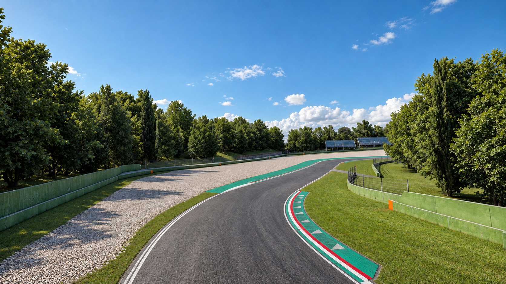 F1 Imola Grand Prix Circuit 3D Model