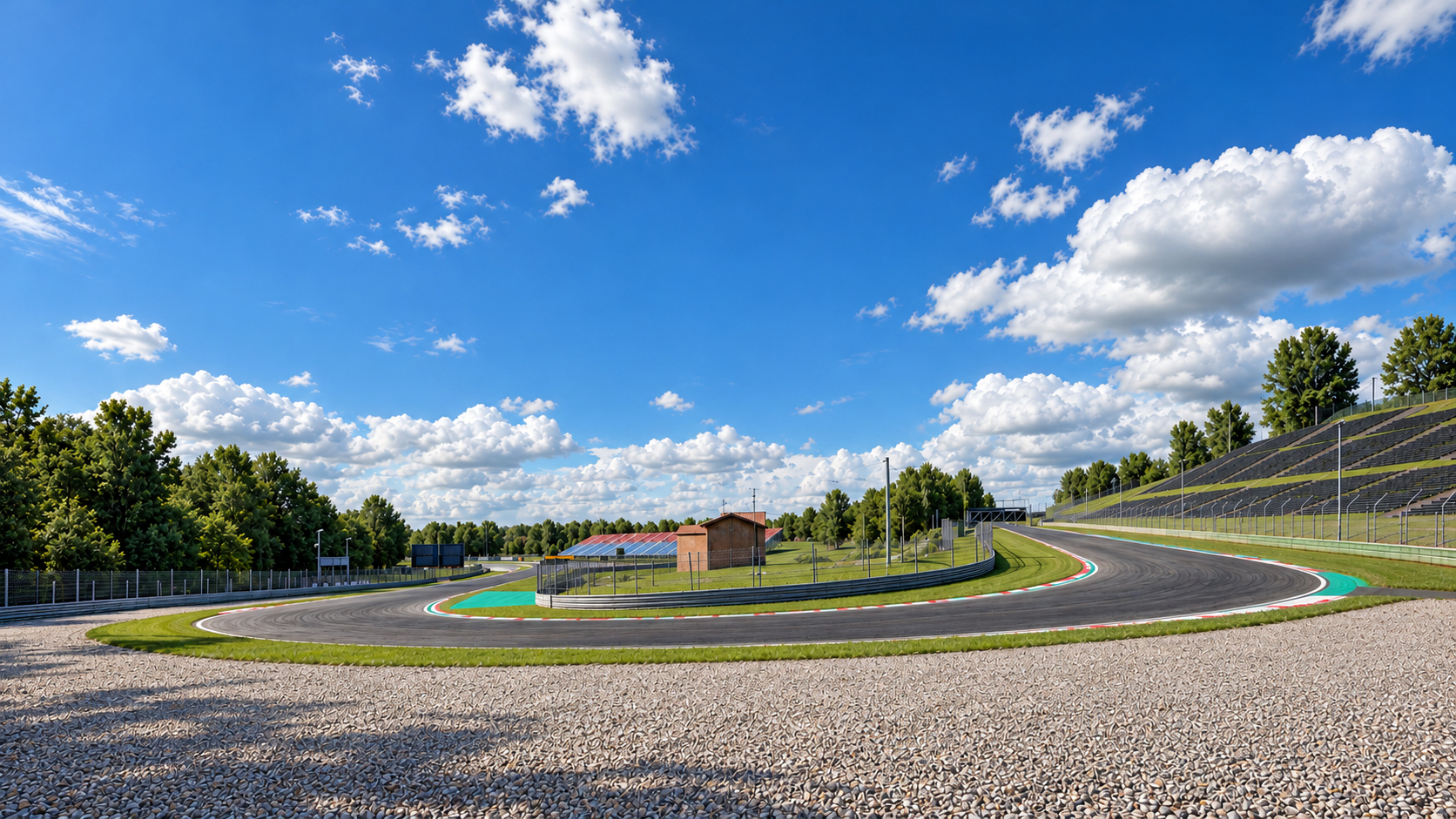 F1 Imola Grand Prix Circuit 3D Model