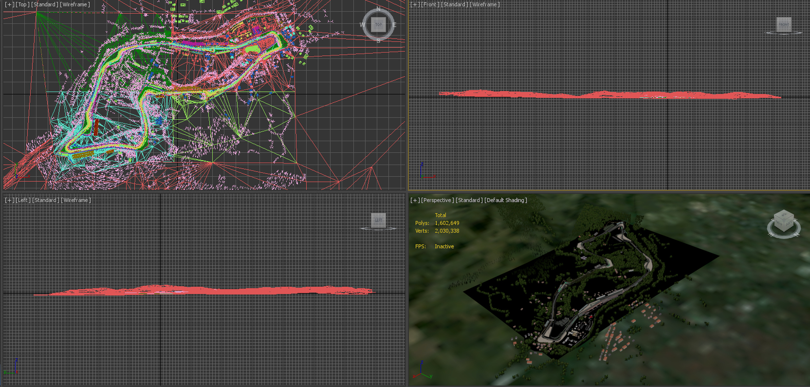 F1 Imola Grand Prix Circuit 3D Model