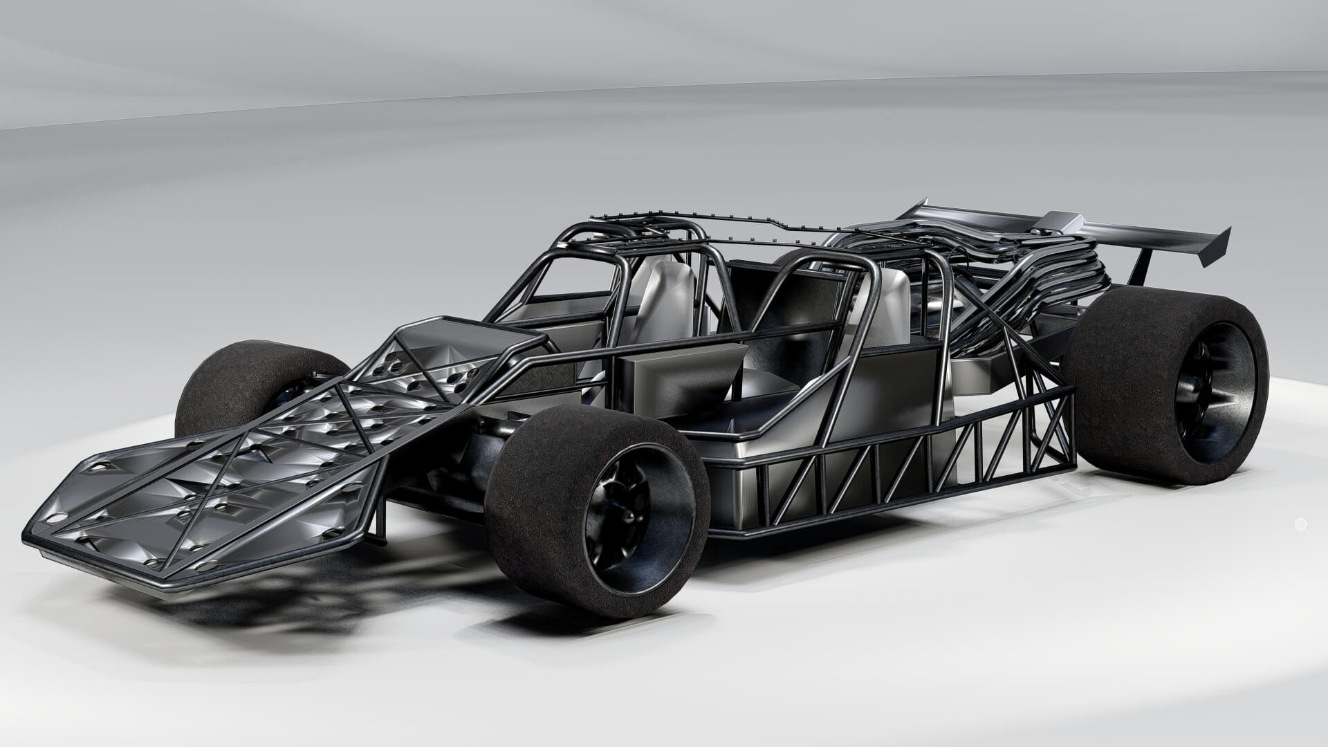 Flip Car Fast and Furious 3D Model