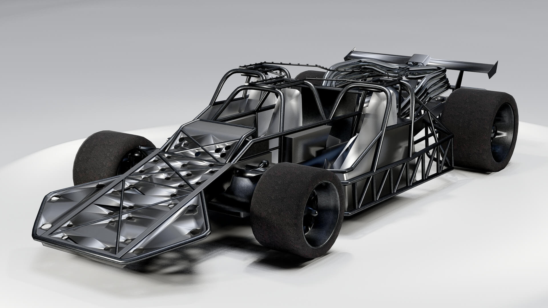 Flip Car Fast and Furious 3D Model