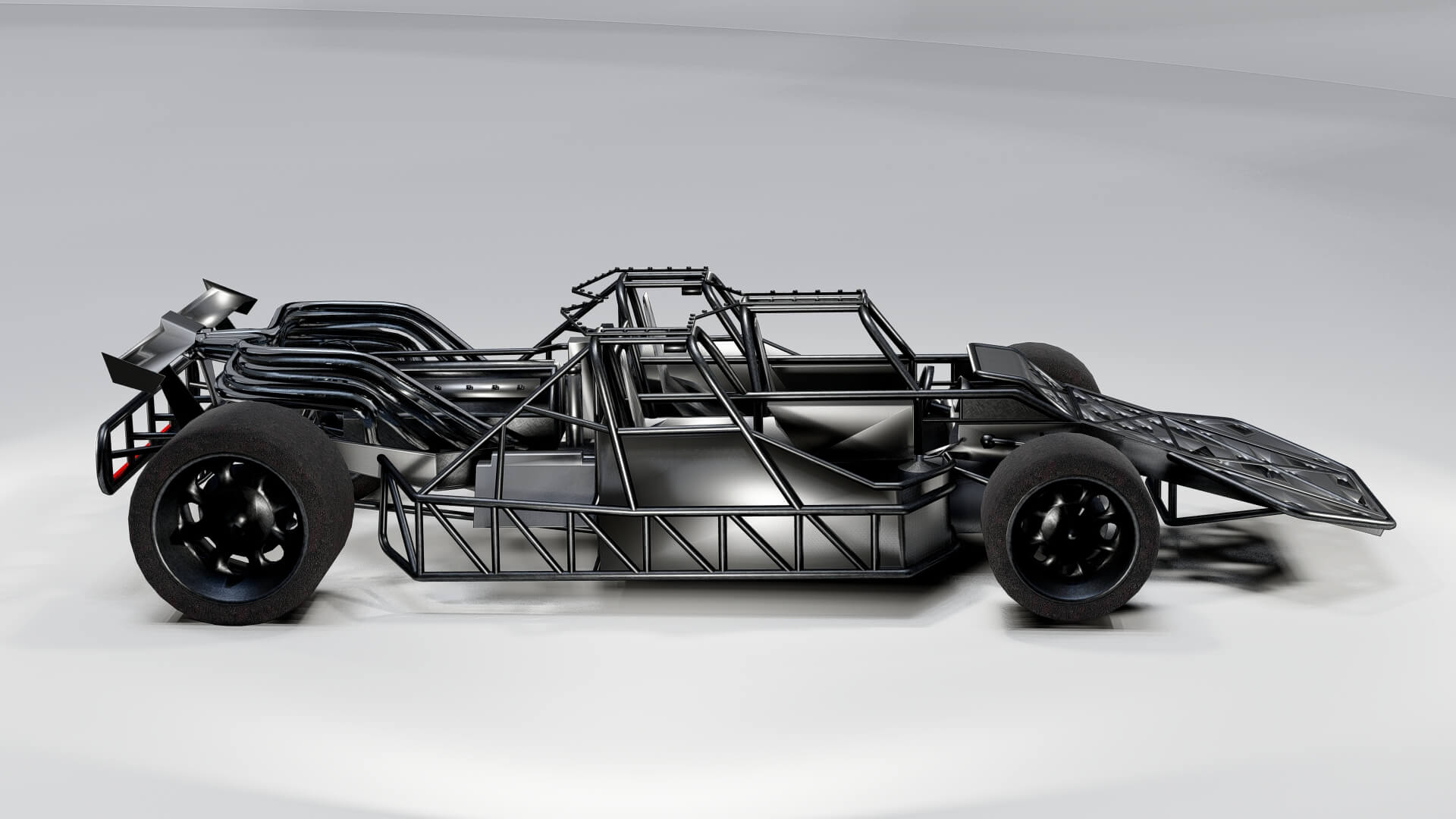 Flip Car Fast and Furious 3D Model