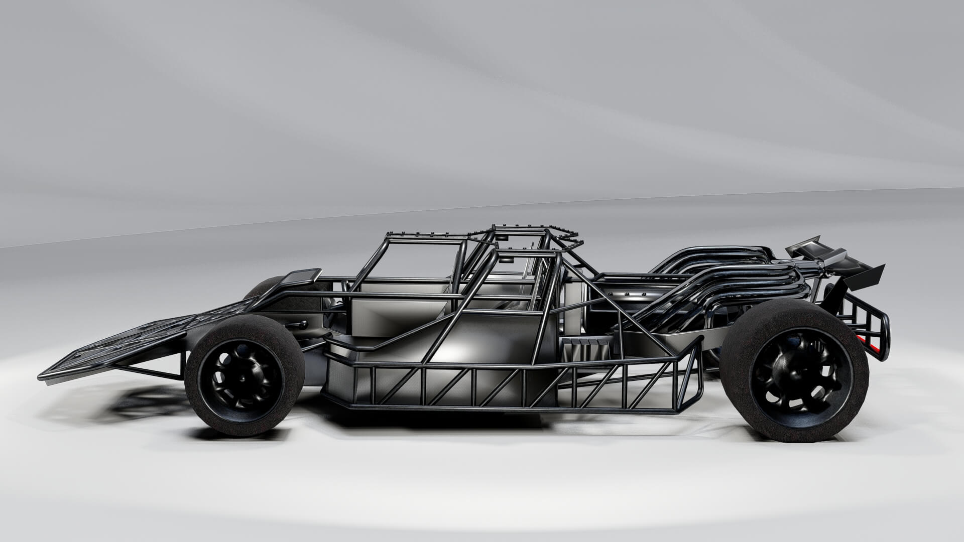 Flip Car Fast and Furious 3D Model