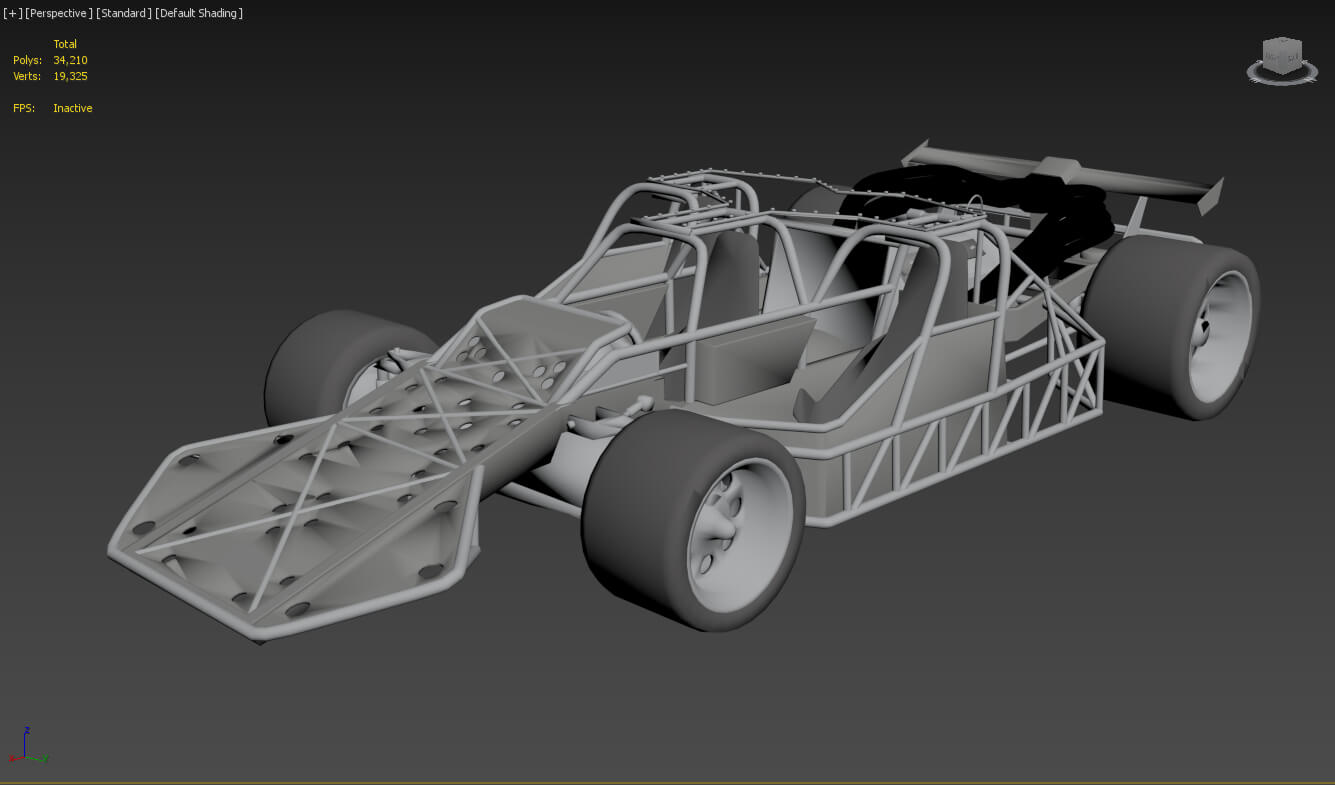 Flip Car Fast and Furious 3D Model