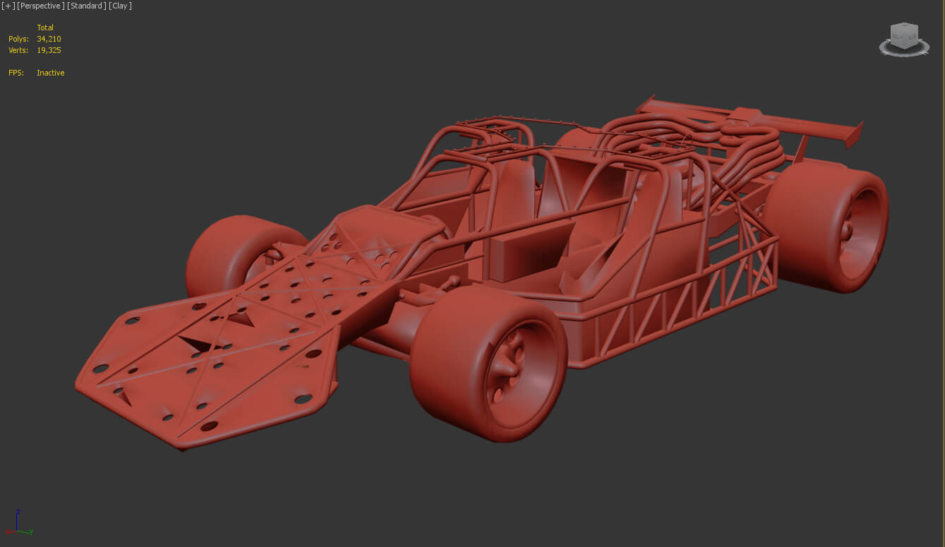 Flip Car Fast and Furious 3D Model