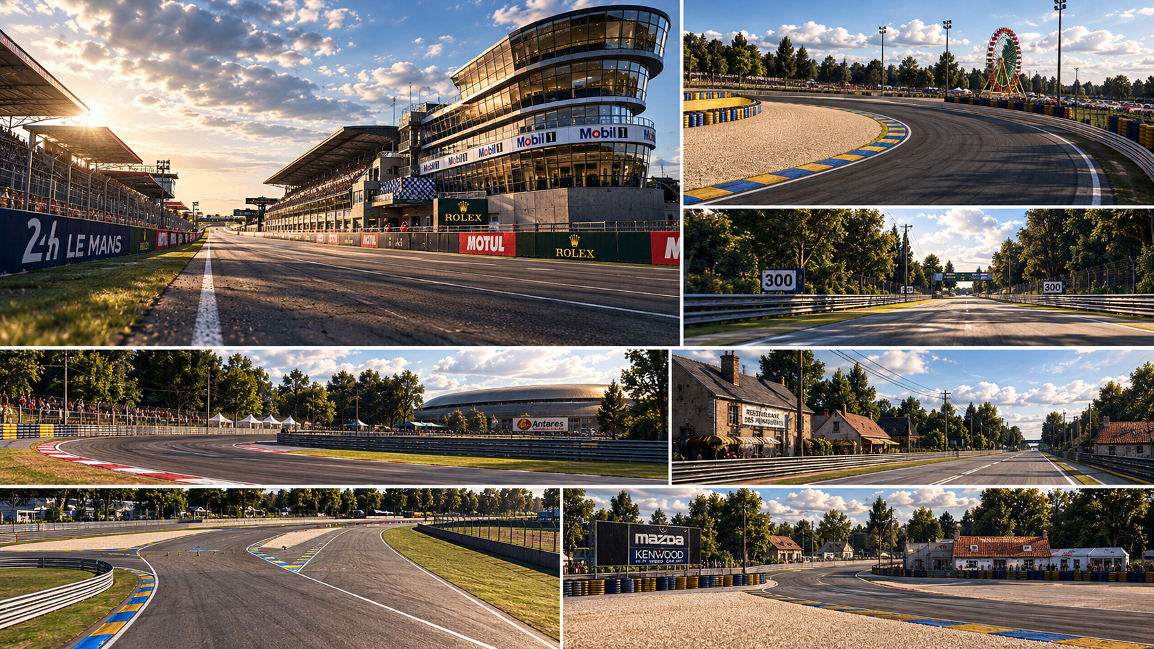 Circuit De La Sarthe Le Mans 24 Hours Race 3D Render, Digital Artwork by AlphaGroup