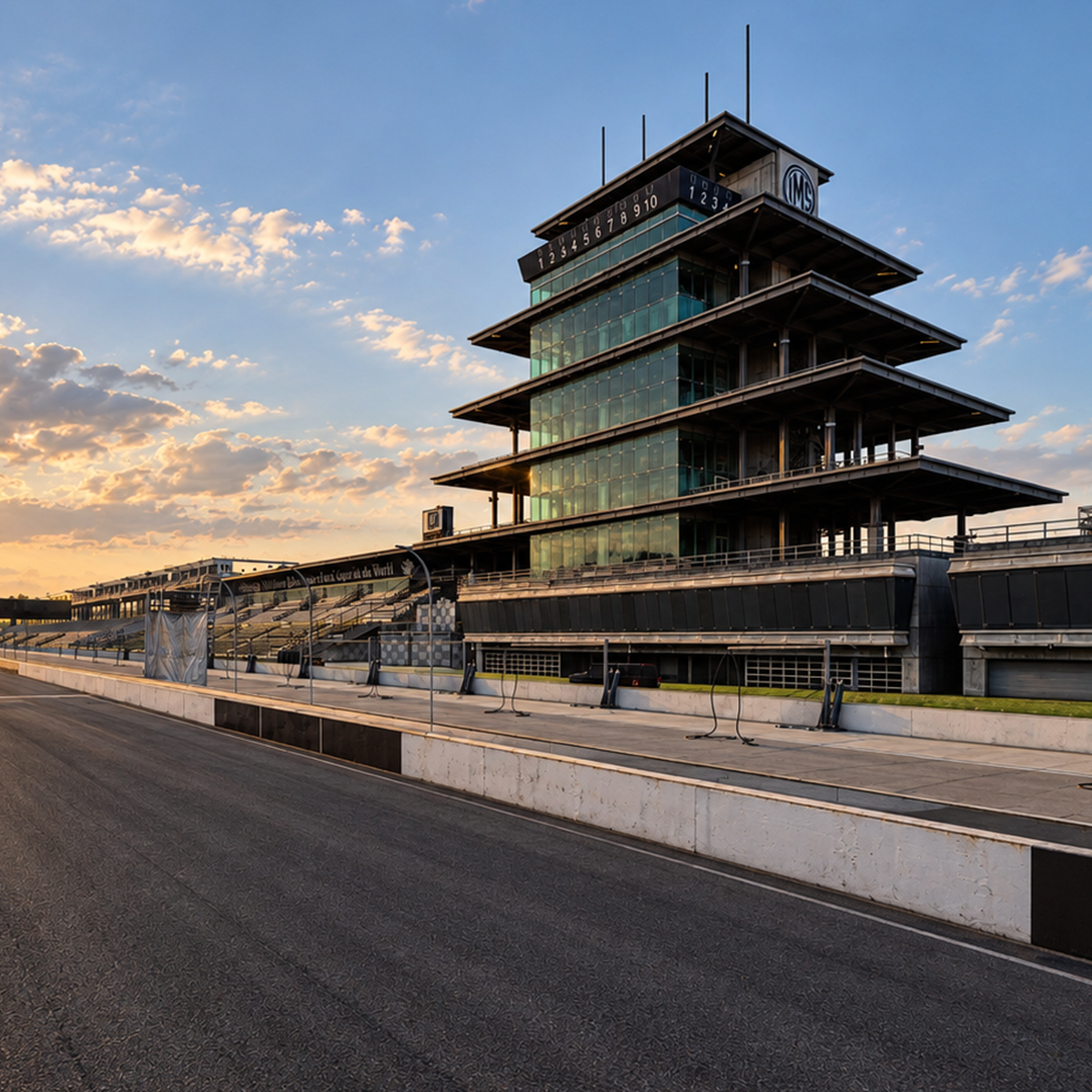 Indianapolis Motor Speedway 3D Render, Digital Artwork by AlphaGroup