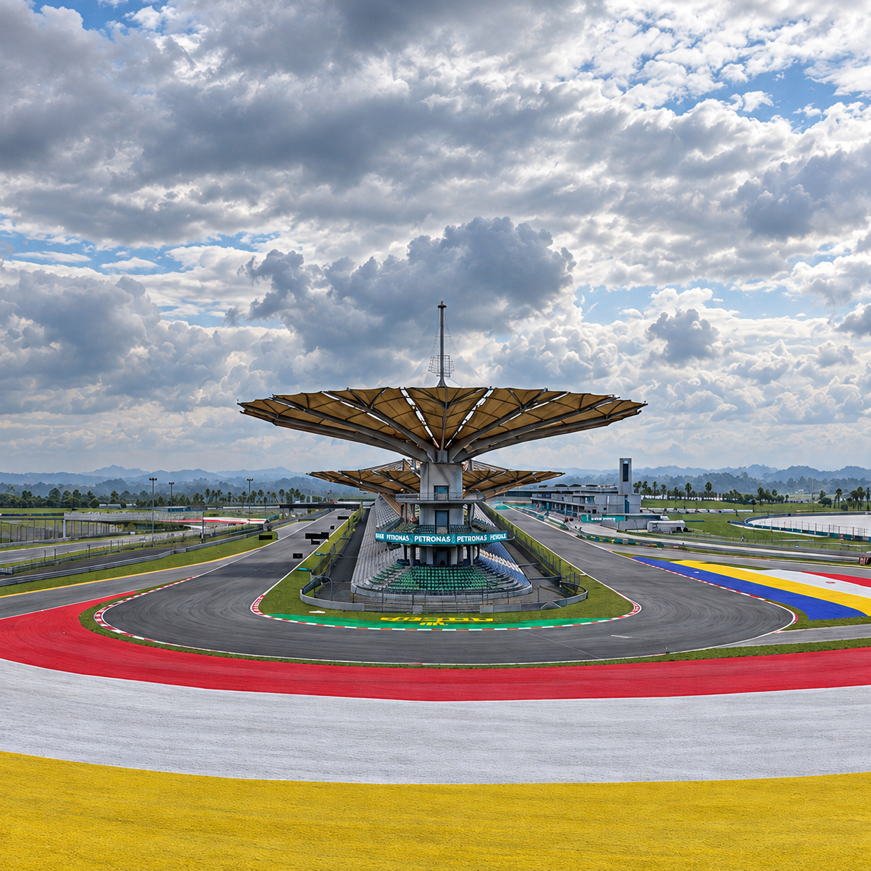 Sepang International Circuit F1 Race Track 3D Render, Digital Artwork by AlphaGroup