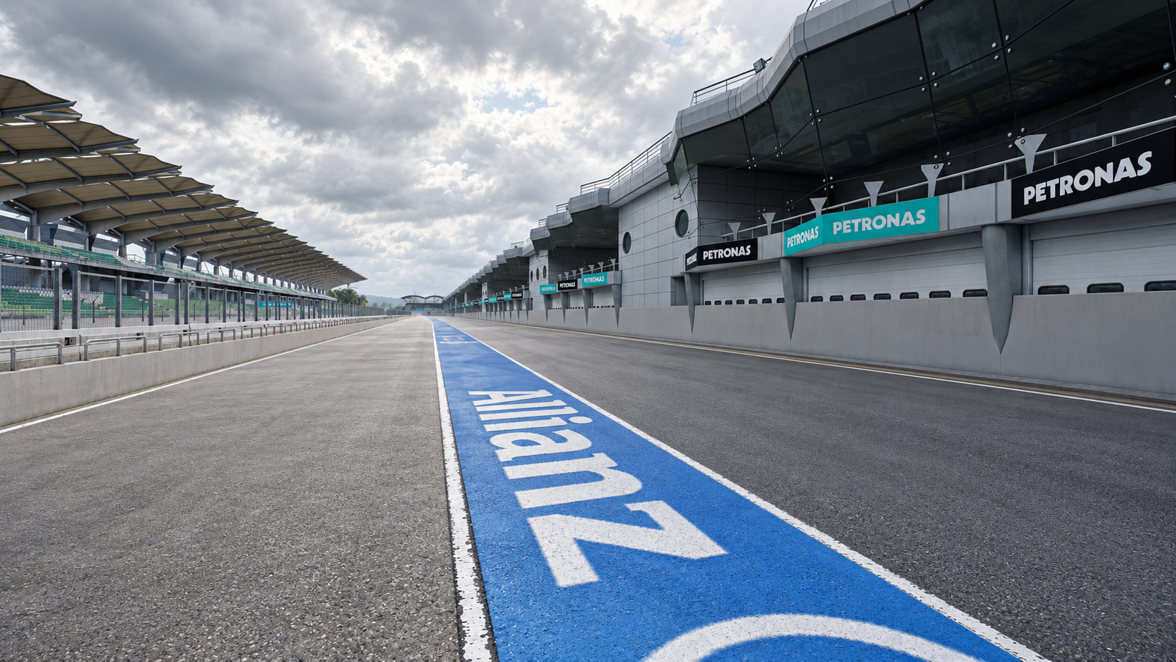 Sepang International Circuit F1 Race Track 3D Render, Digital Artwork by AlphaGroup