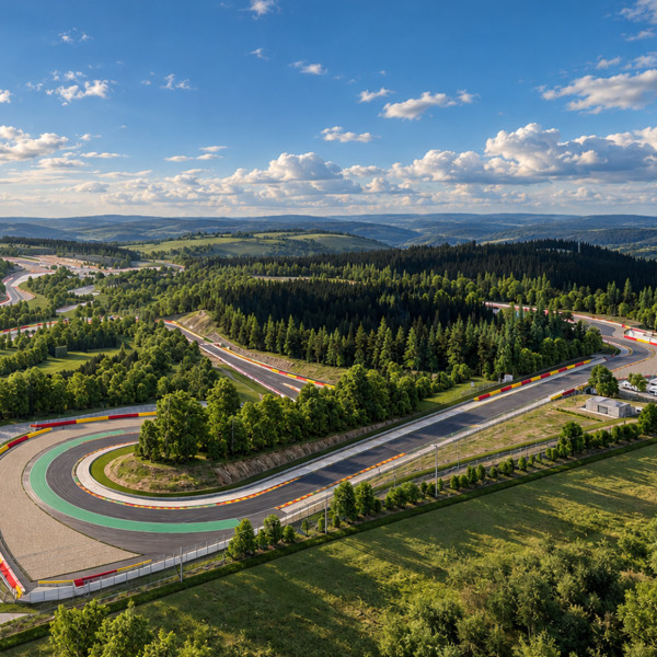 Spa-Francorchamps F1 Race Track 3D Model