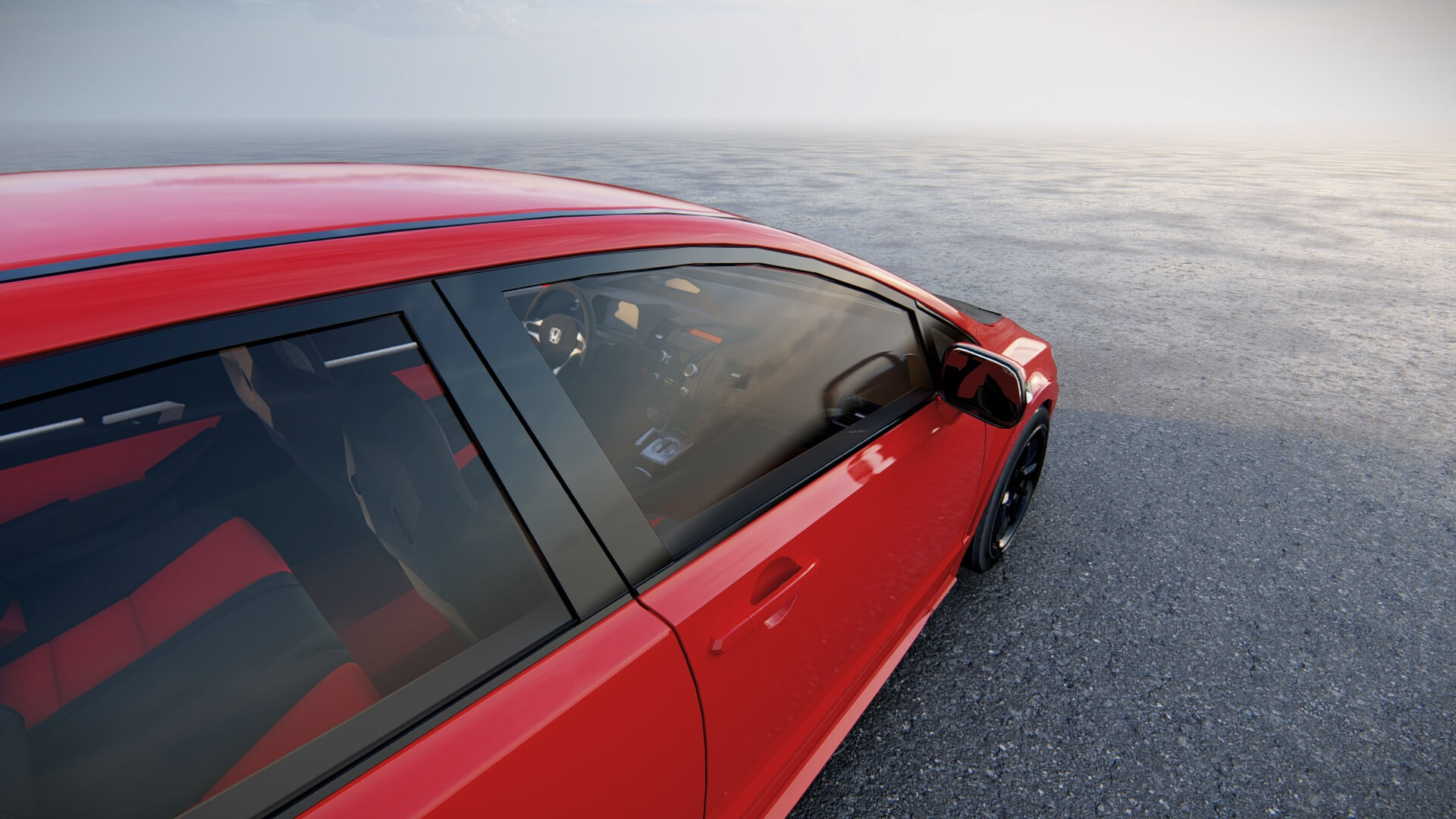 Honda Civic Type R 2008 3D Model