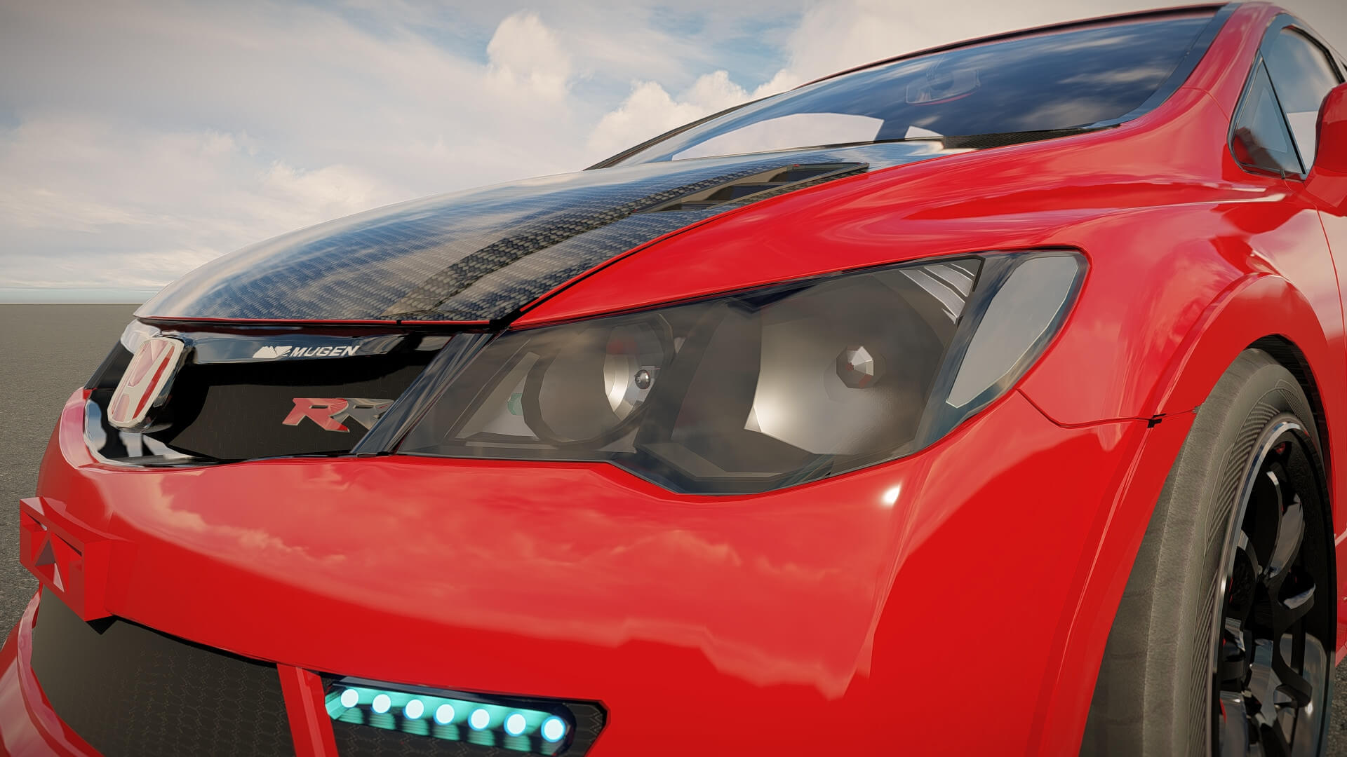 Honda Civic Type R 2008 3D Model
