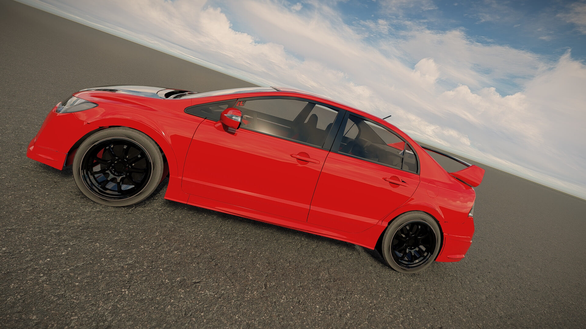 Honda Civic Type R 2008 3D Model