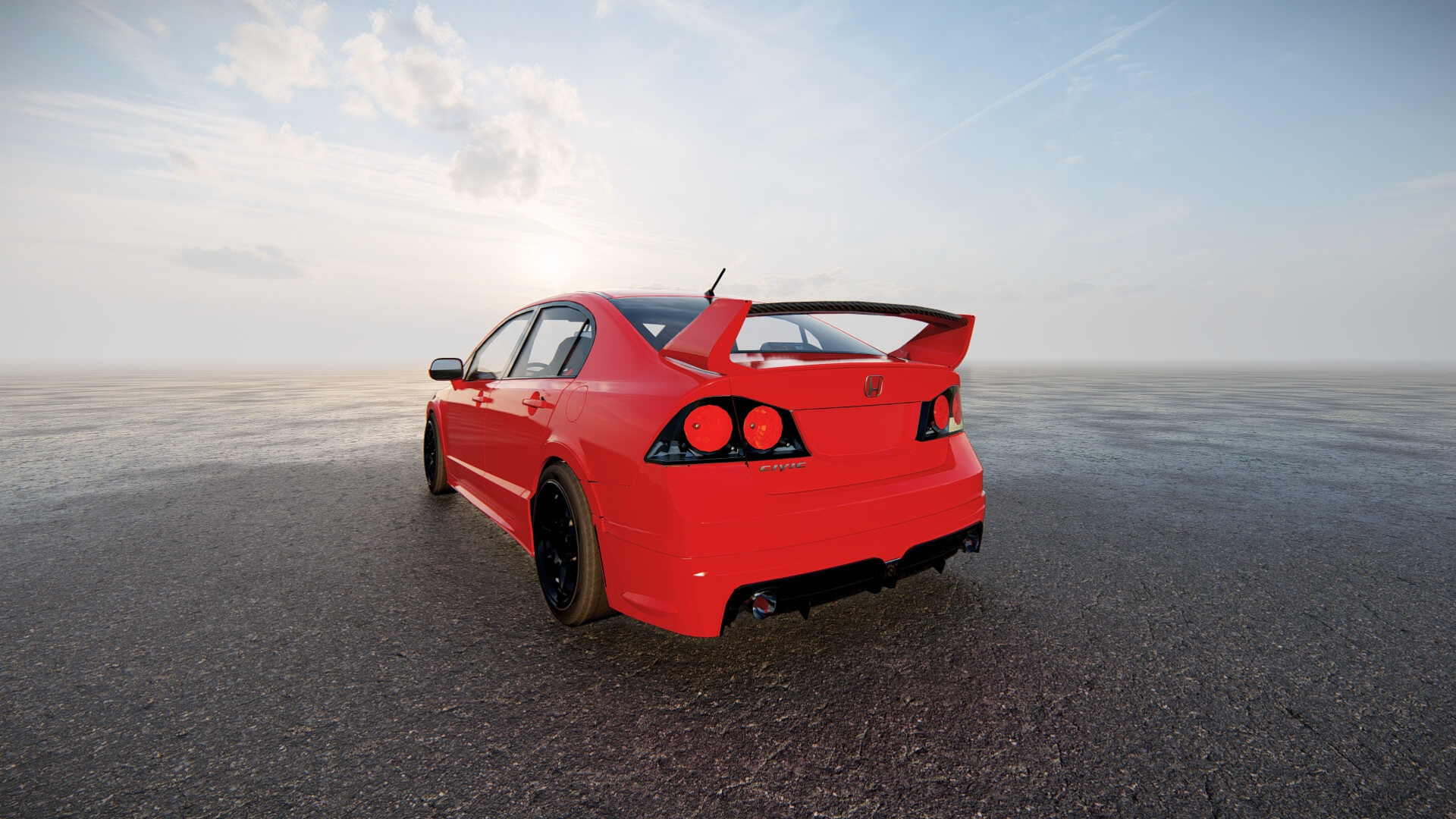 Honda Civic Type R 2008 3D Model