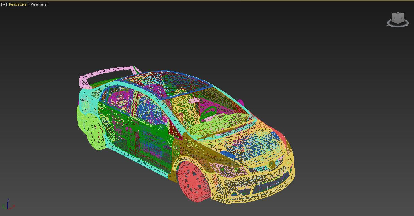 Honda Civic Type R 2008 3D Model