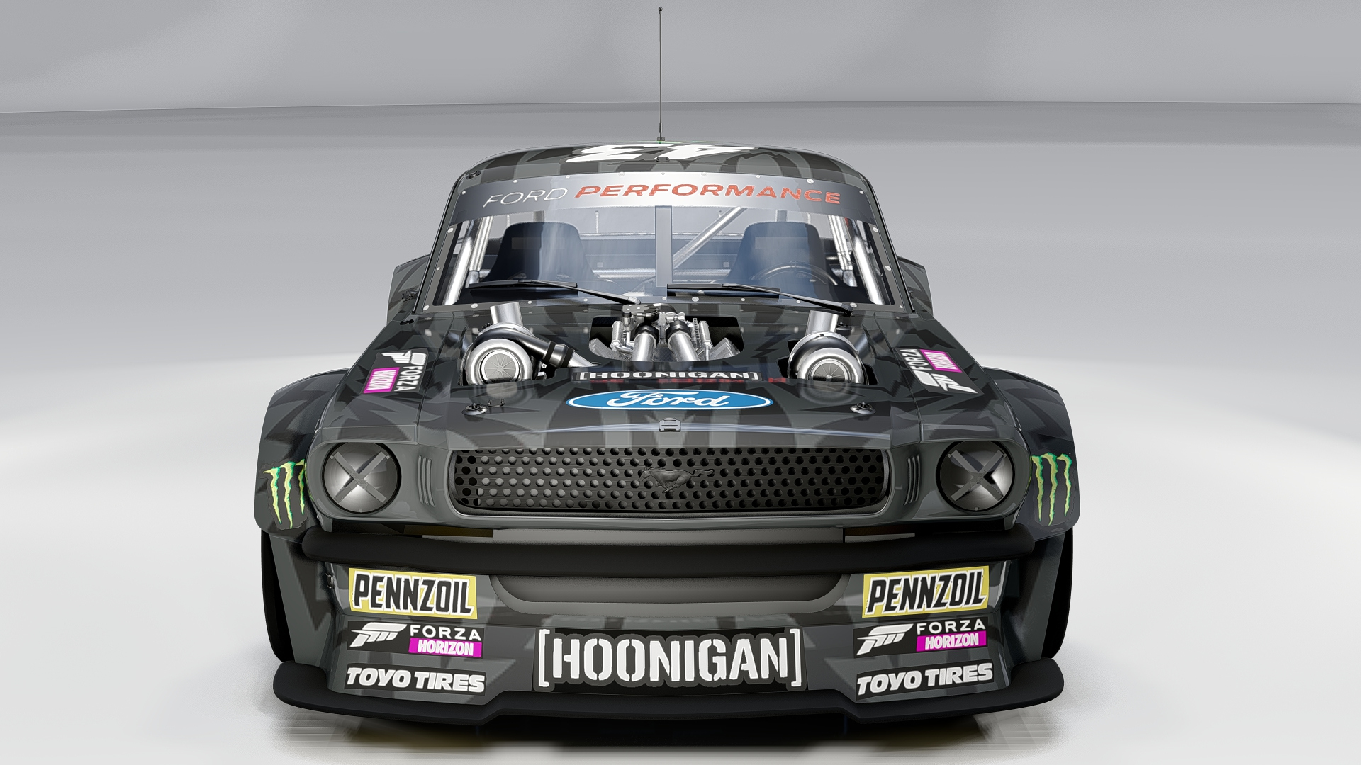 Hoonicorn Ken Block Ford Mustang 3D Model