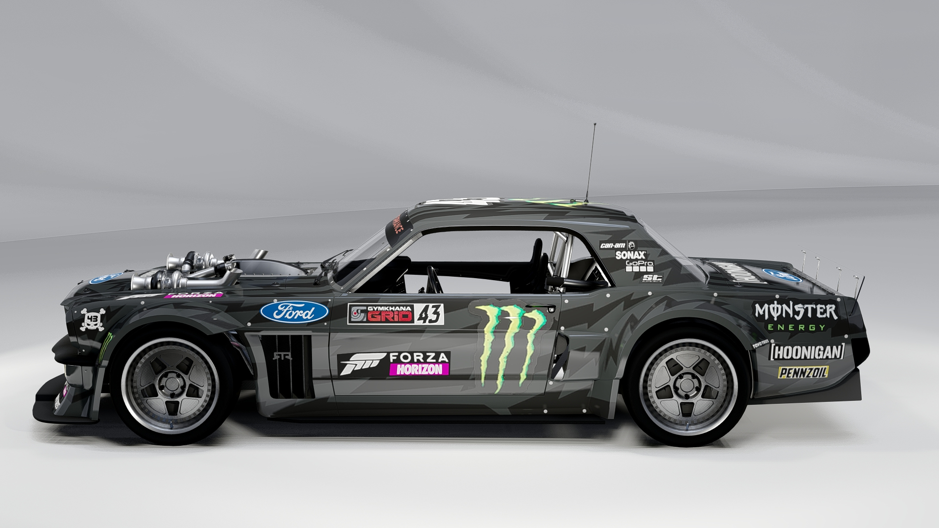 Hoonicorn Ken Block Ford Mustang 3D Model