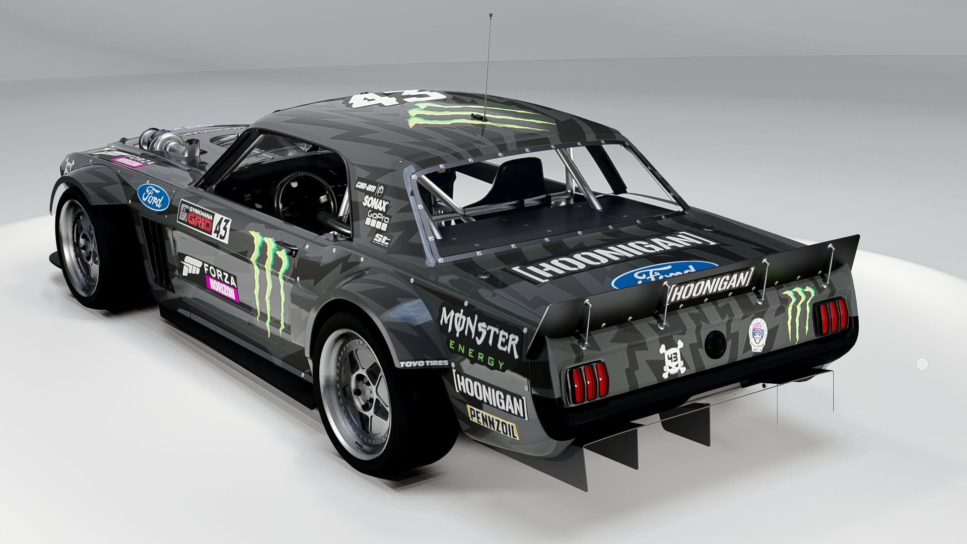 Hoonicorn Ken Block Ford Mustang 3D Model