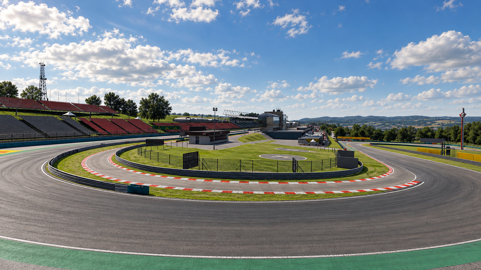 Hungaroring Circuit - F1 Hungarian Grand Prix 3D Model