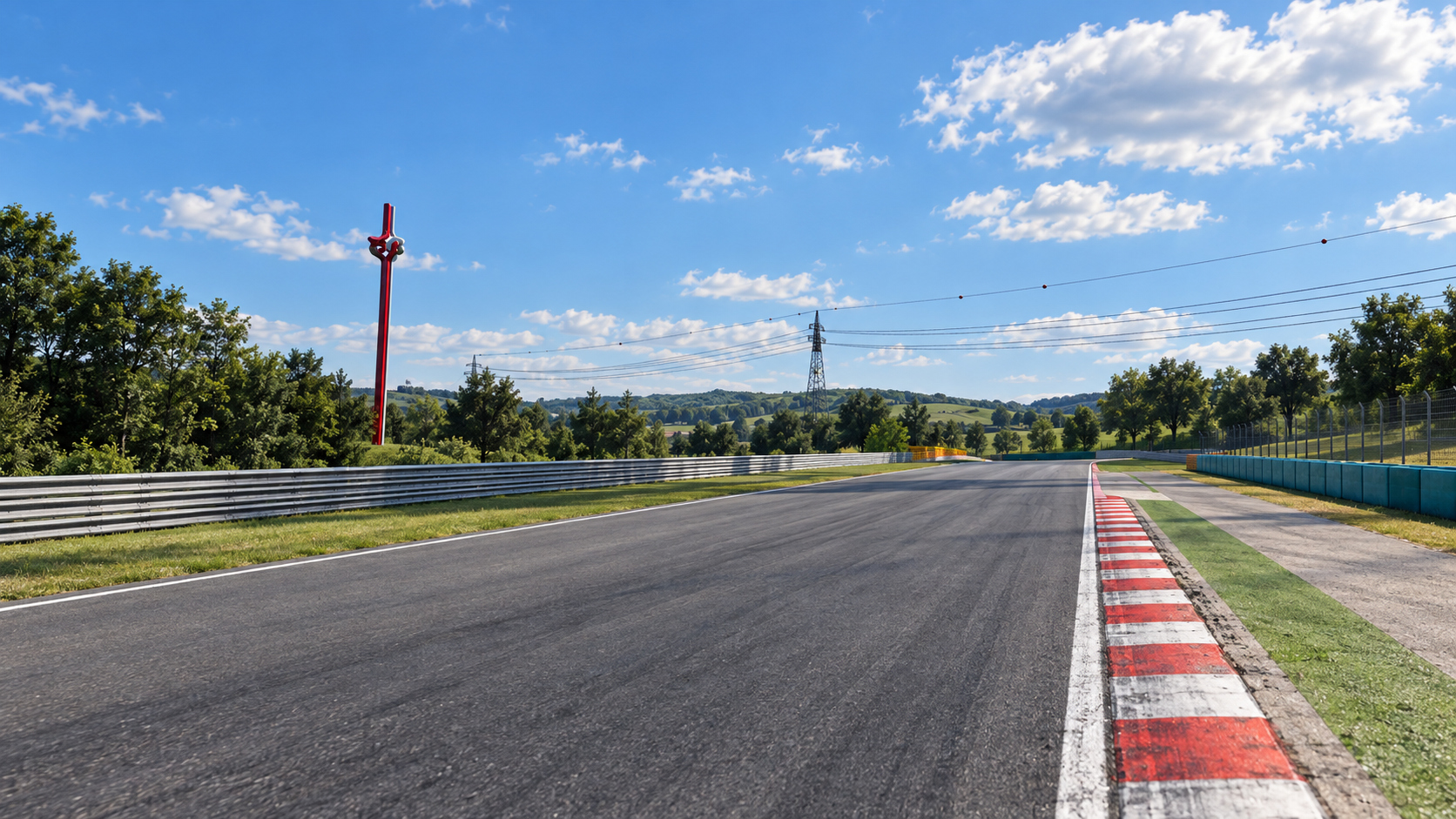 Hungaroring Circuit - F1 Hungarian Grand Prix 3D Model