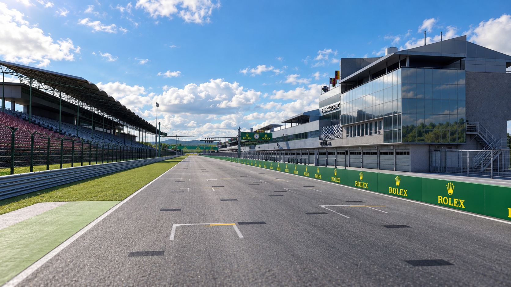 Hungaroring Circuit - F1 Hungarian Grand Prix 3D Model