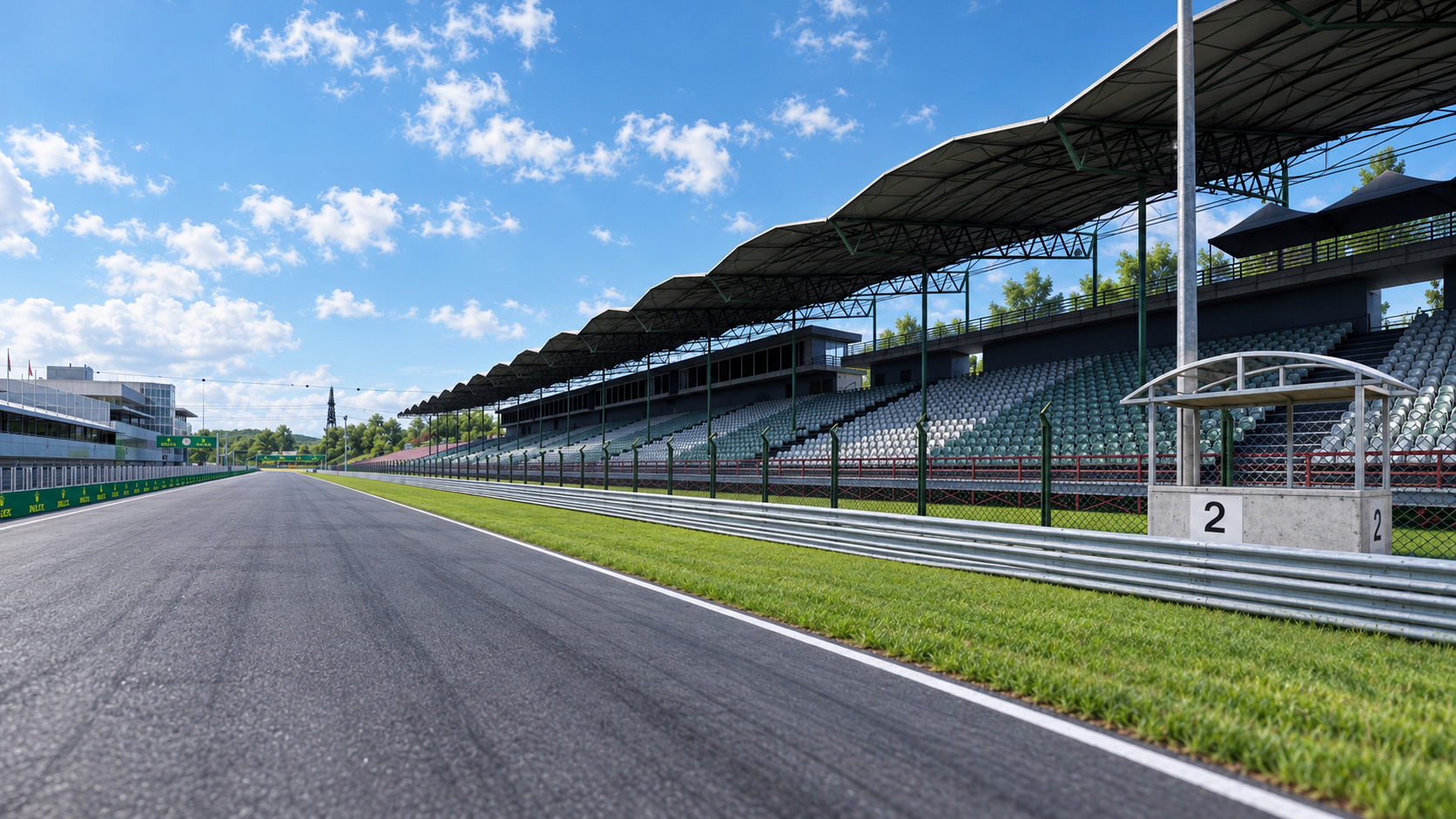 Hungaroring Circuit - F1 Hungarian Grand Prix 3D Model
