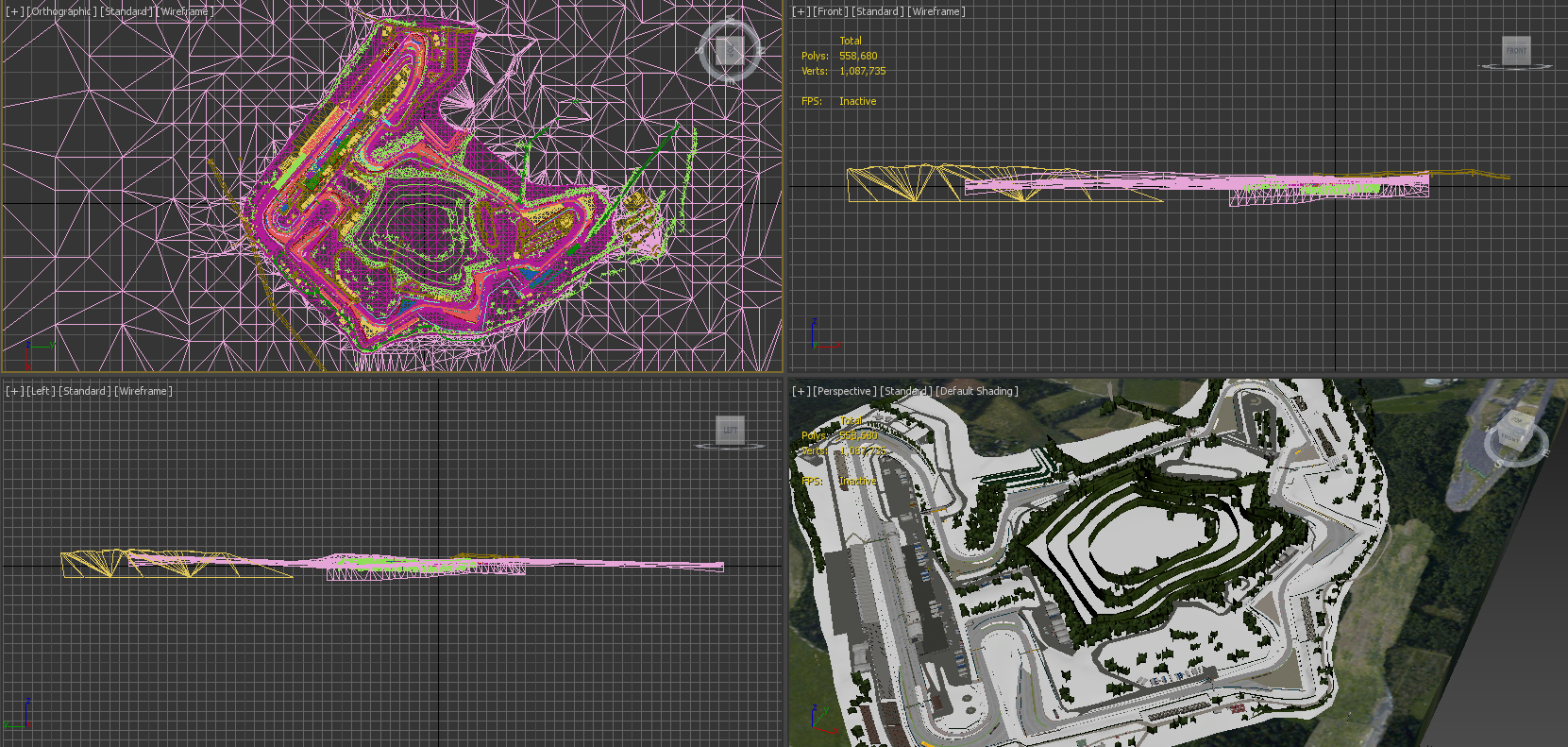 Hungaroring Circuit - F1 Hungarian Grand Prix 3D Model