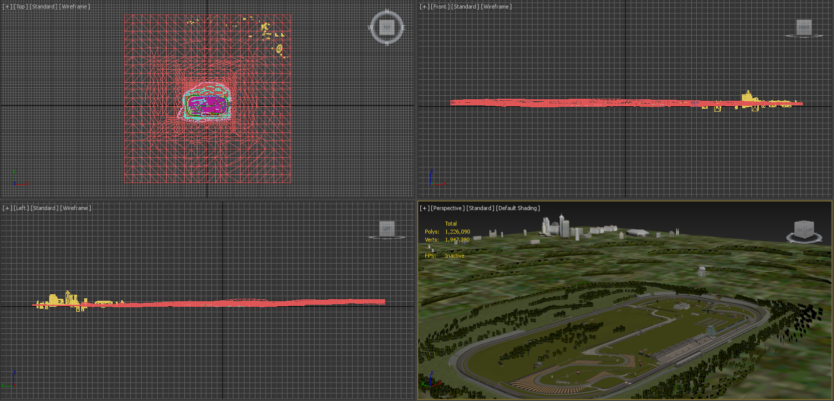 Indianapolis Motor Speedway 3D Model