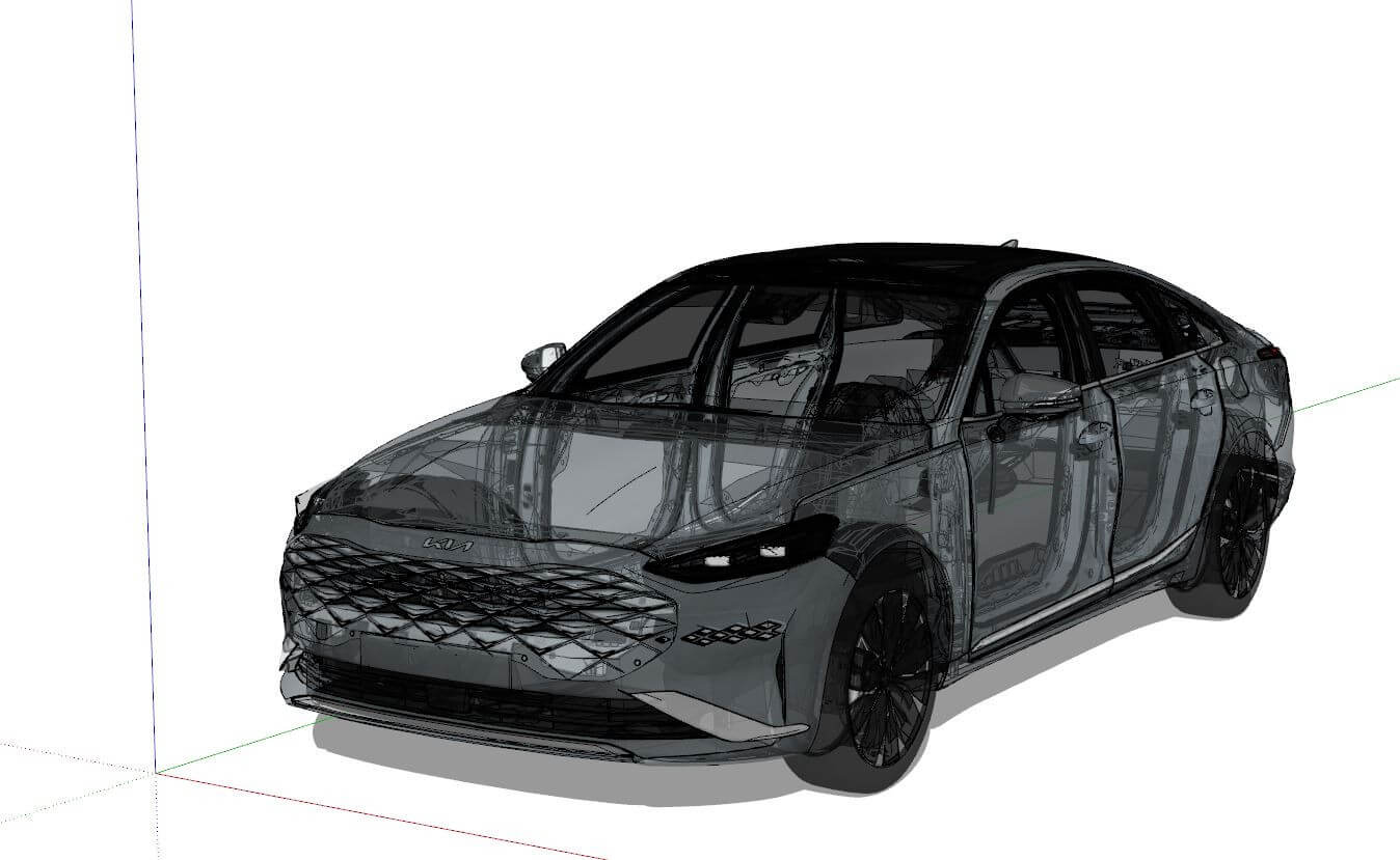 Kia K8 - 2022 3D Model