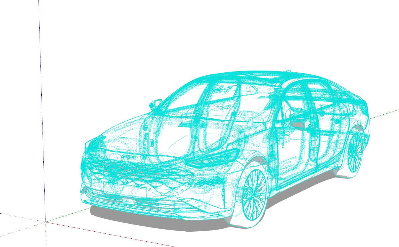 Kia K8 - 2022 3D Model