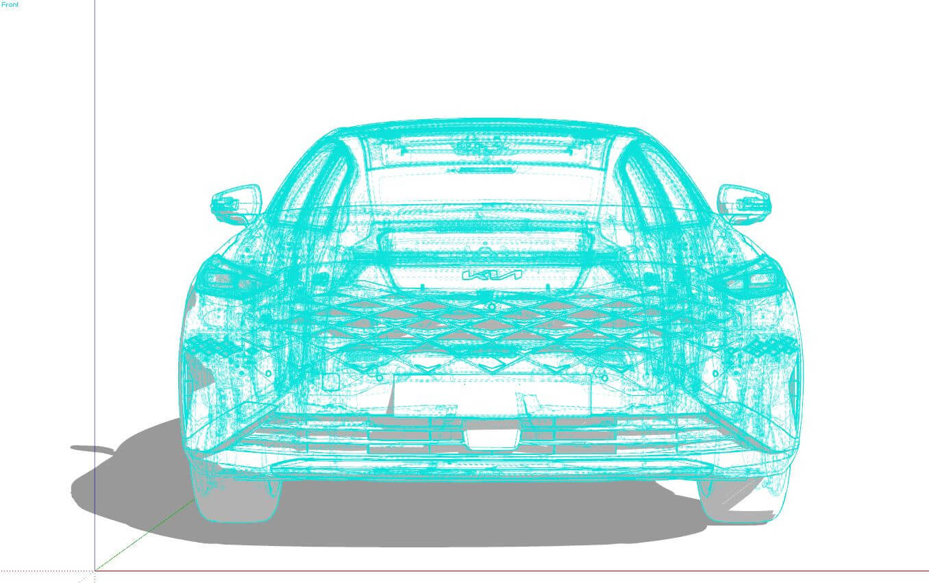 Kia K8 - 2022 3D Model