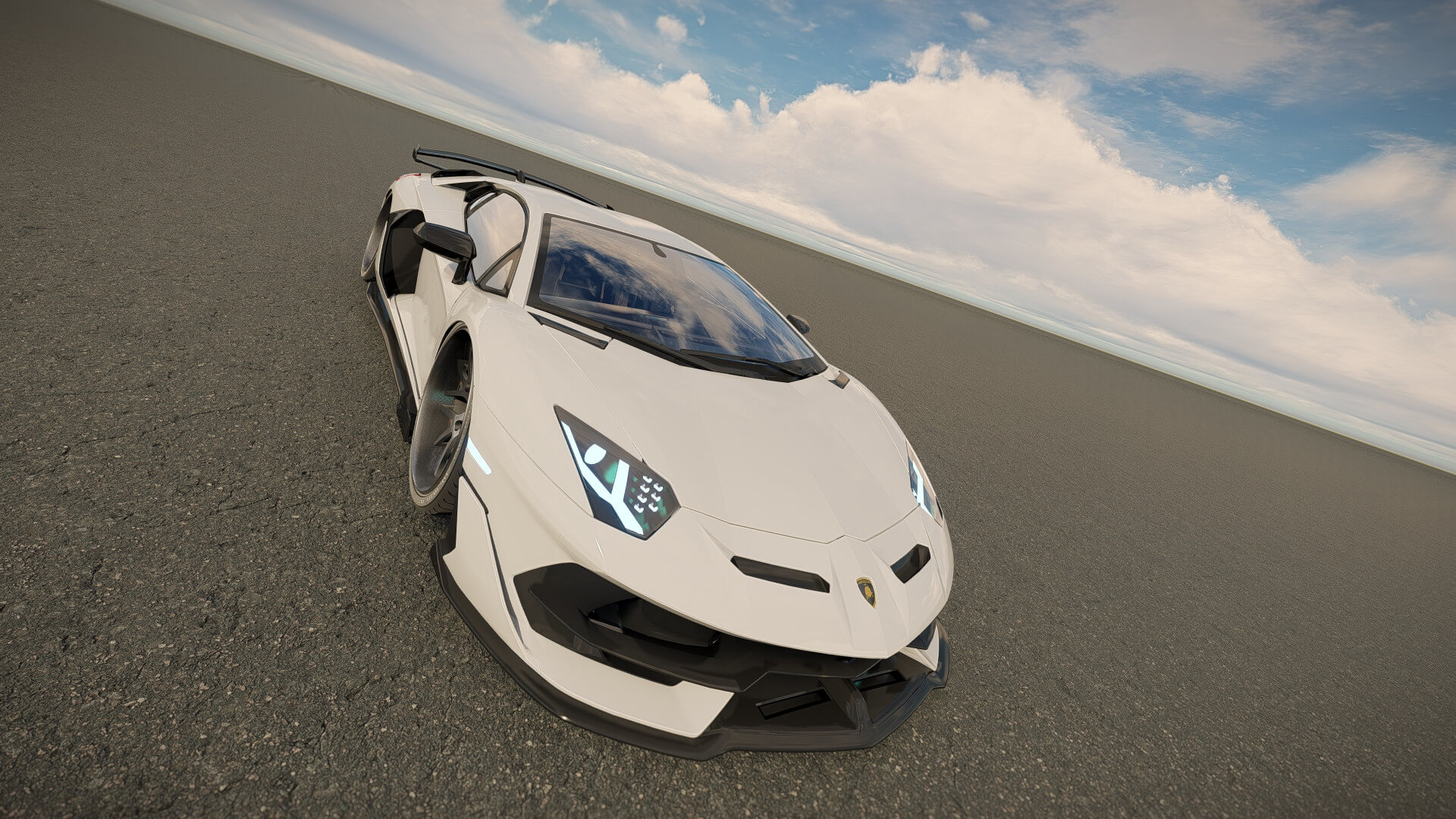 Lamborghini Aventador SVJ 3D Model
