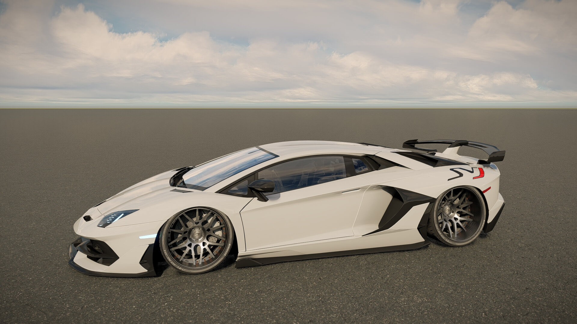 Lamborghini Aventador SVJ 3D Model