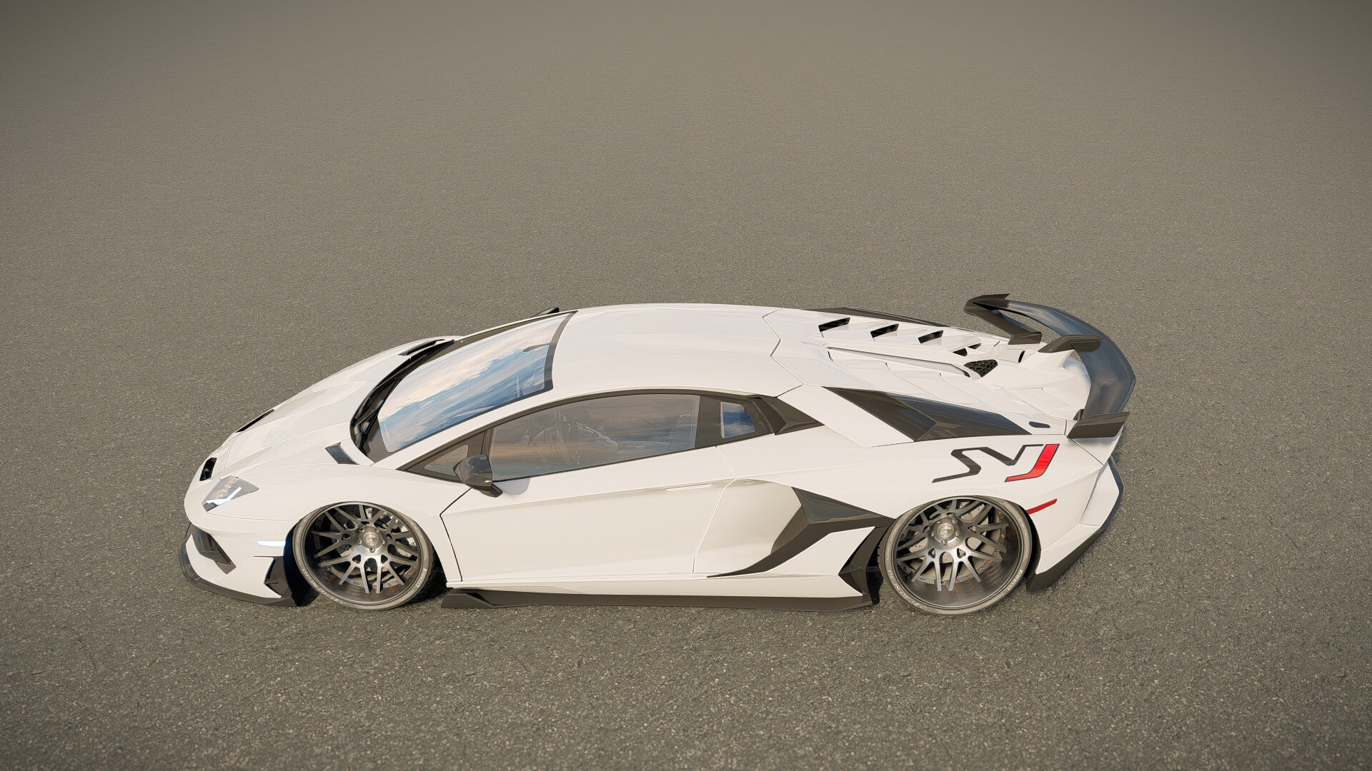 Lamborghini Aventador SVJ 3D Model