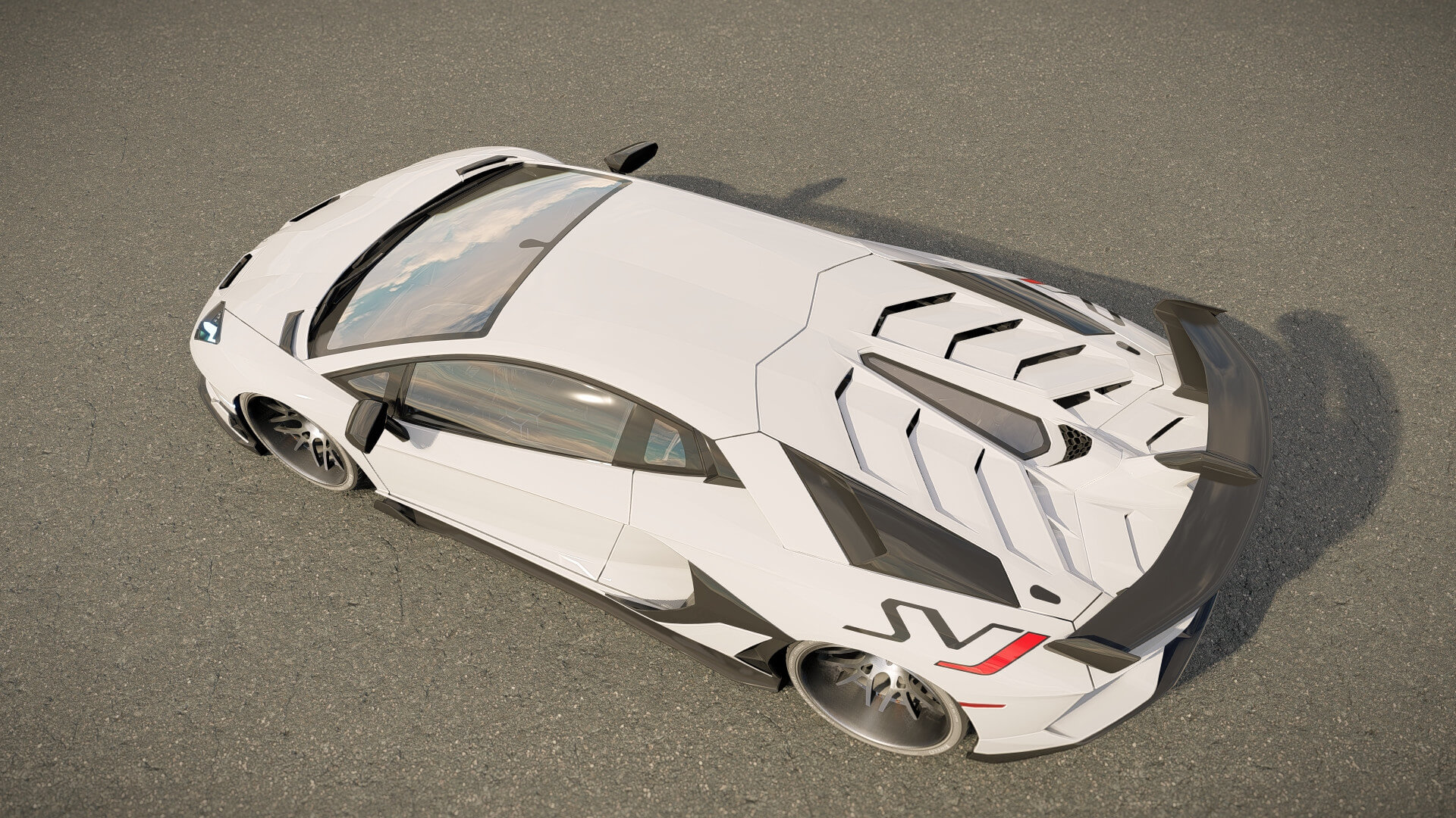 Lamborghini Aventador SVJ 3D Model