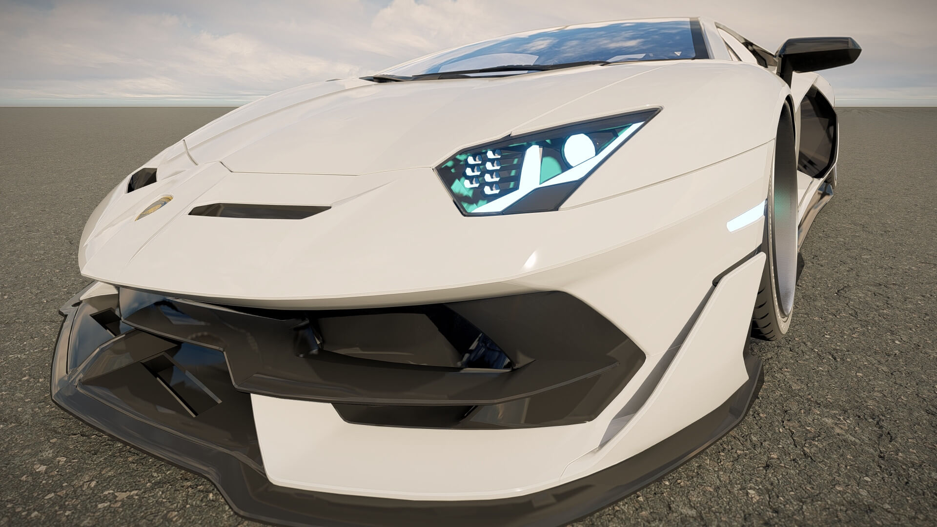 Lamborghini Aventador SVJ 3D Model