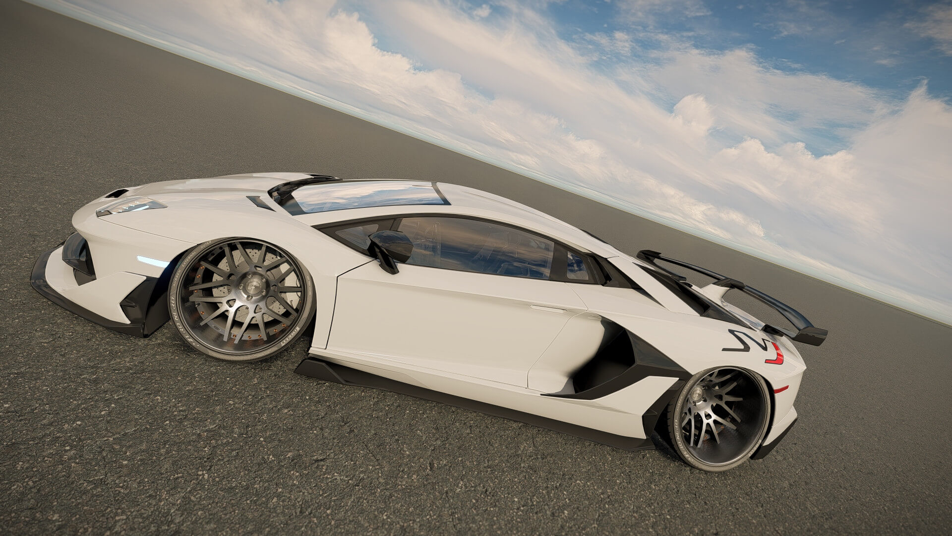 Lamborghini Aventador SVJ 3D Model