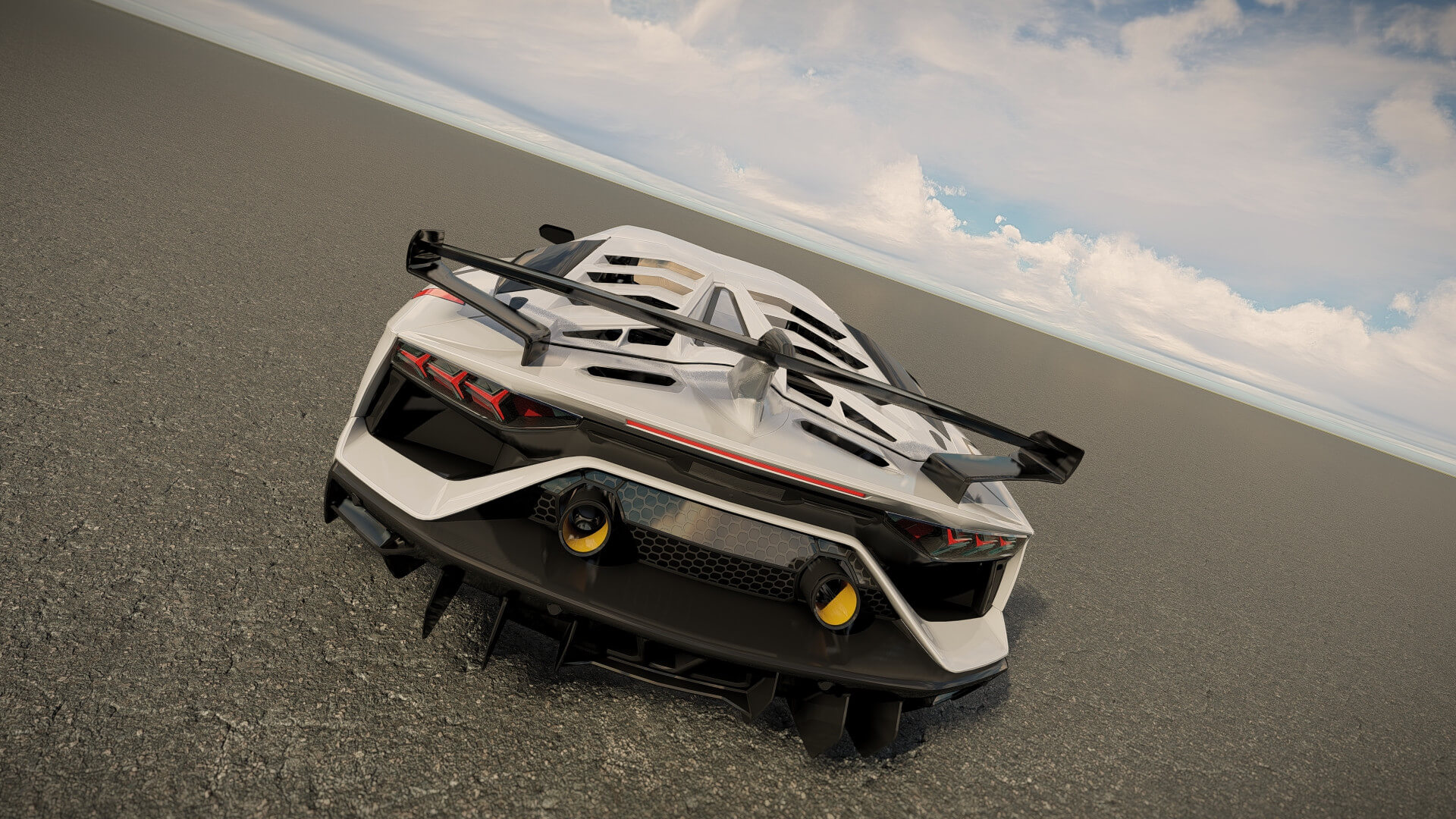 Lamborghini Aventador SVJ 3D Model