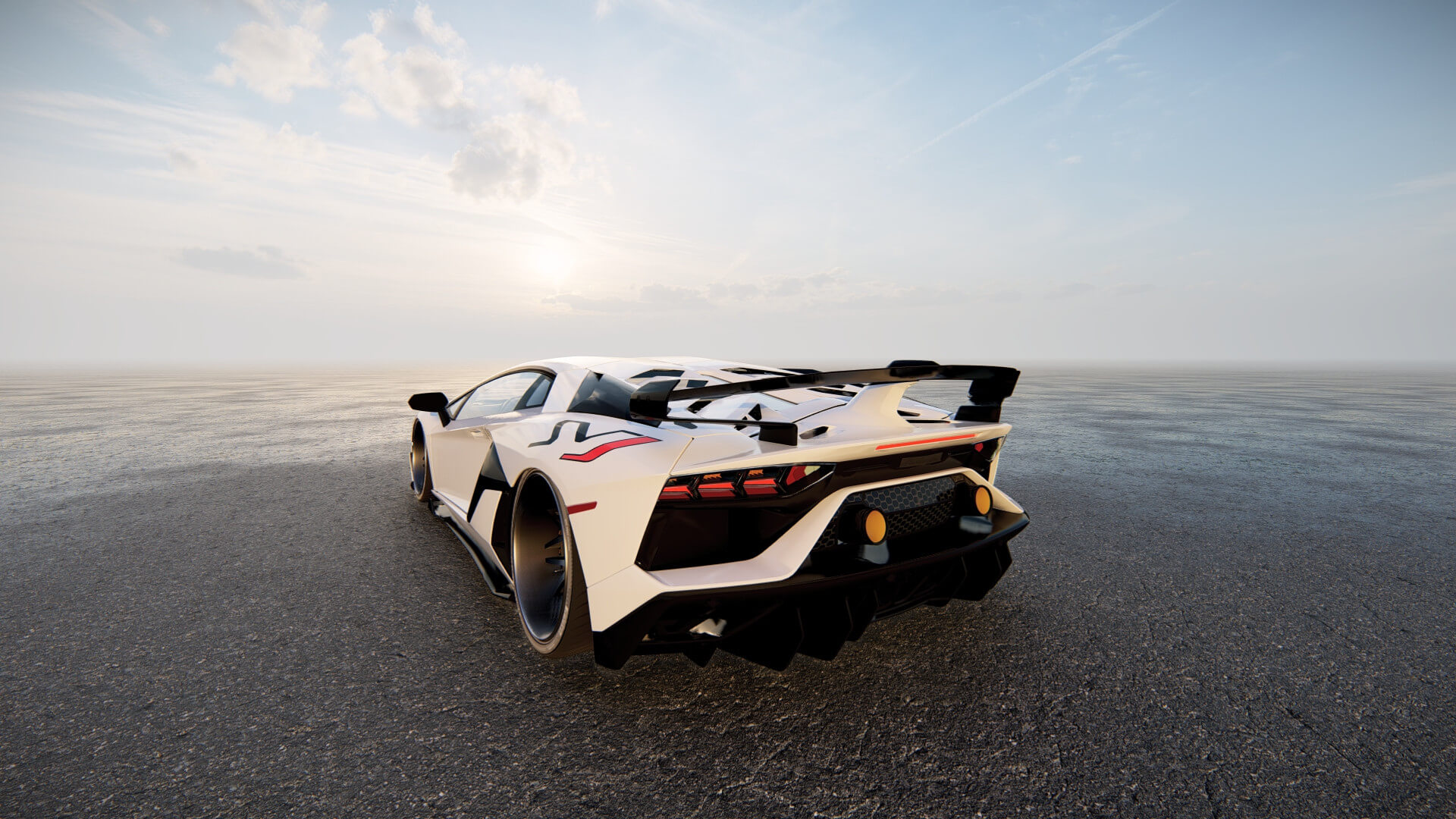 Lamborghini Aventador SVJ 3D Model
