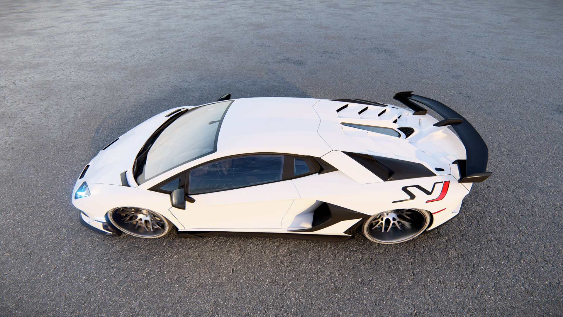 Lamborghini Aventador SVJ 3D Model