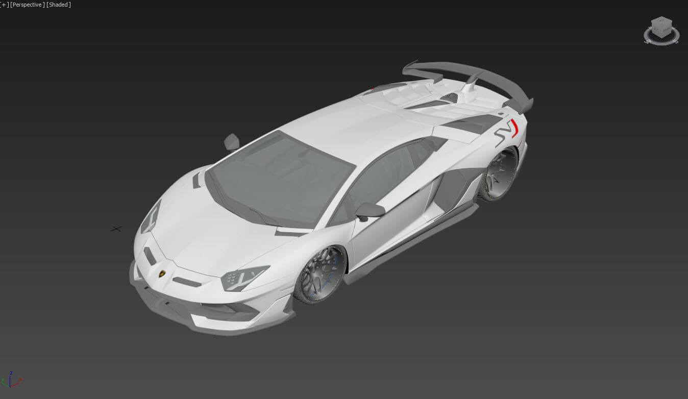 Lamborghini Aventador SVJ 3D Model