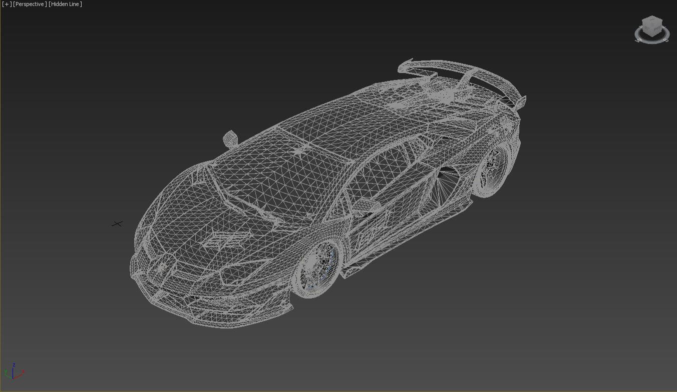 Lamborghini Aventador SVJ 3D Model