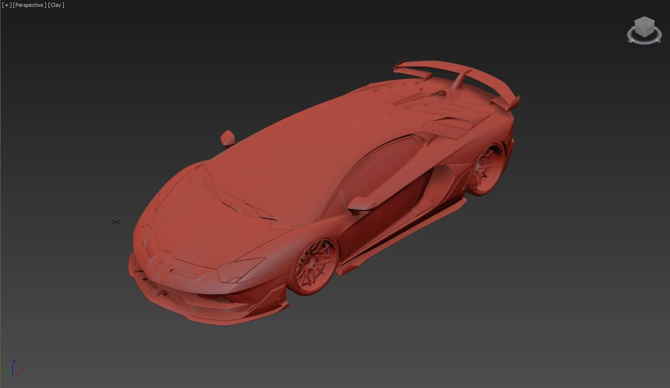 Lamborghini Aventador SVJ 3D Model