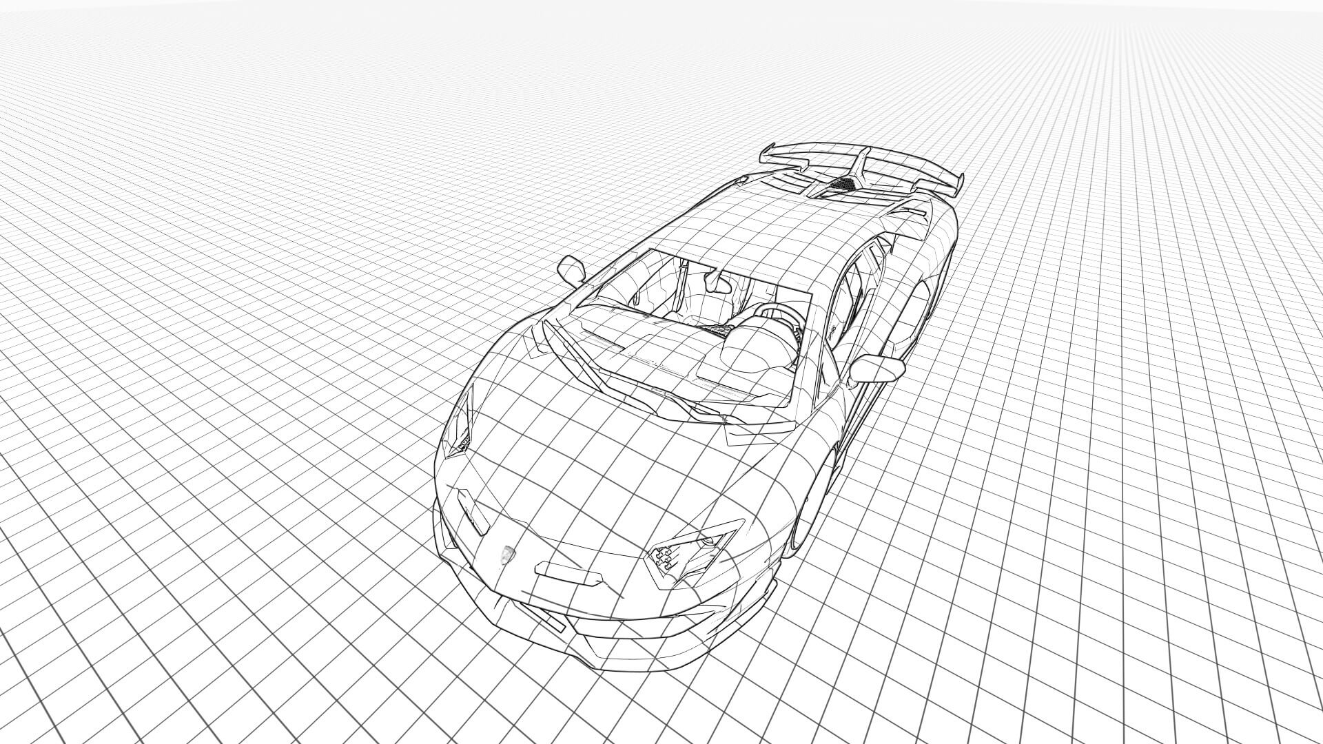 Lamborghini Aventador SVJ 3D Model