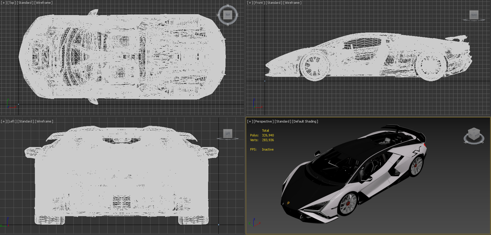 Lamborghini Revuelto SV 3D Model