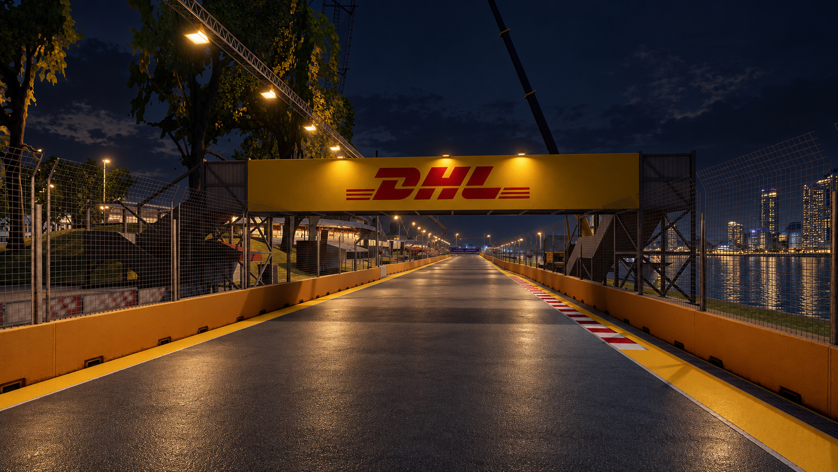 Marina Bay Street Circuit F1 Singapore Grand Prix 3D Model