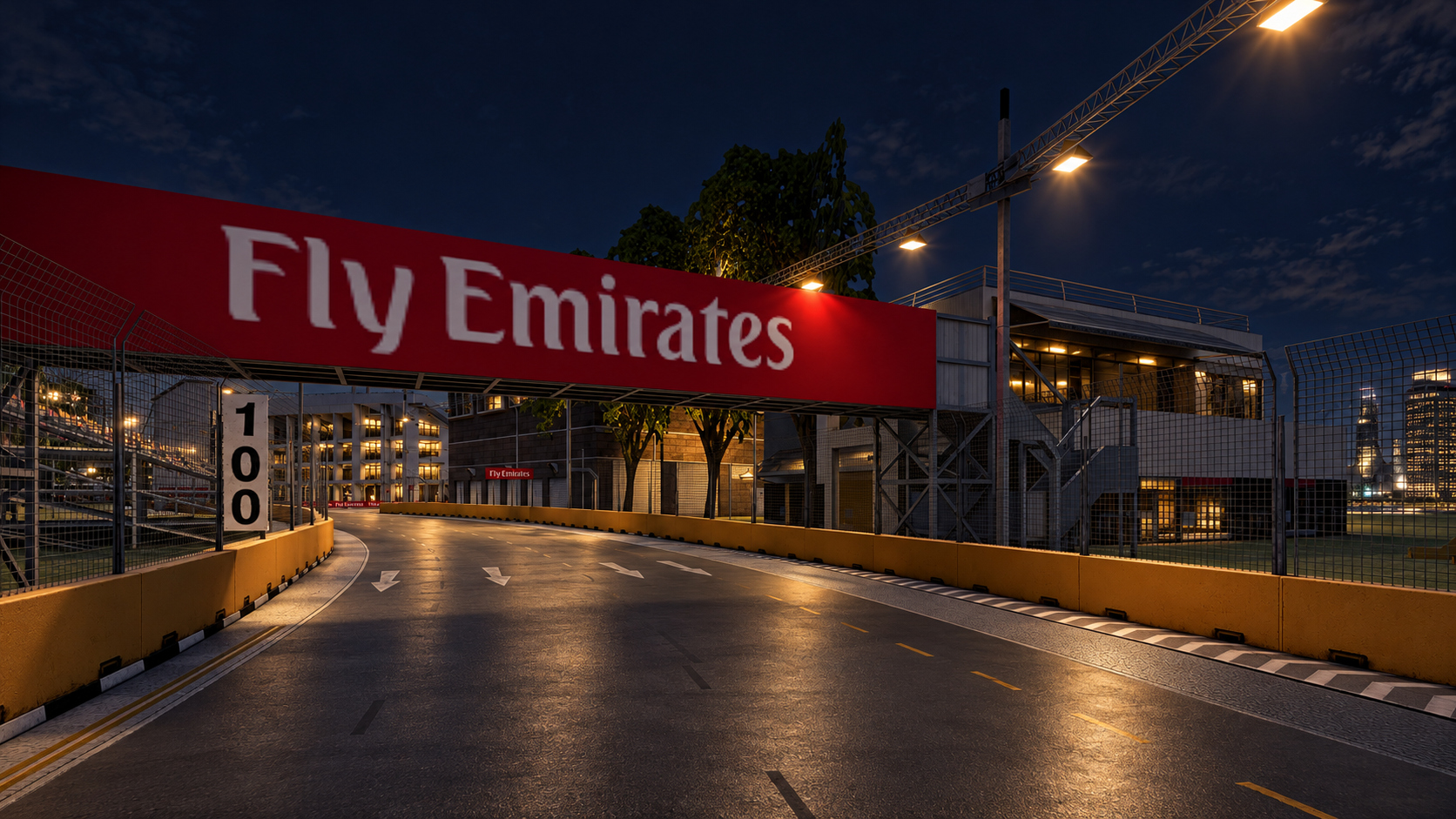 Marina Bay Street Circuit F1 Singapore Grand Prix 3D Model