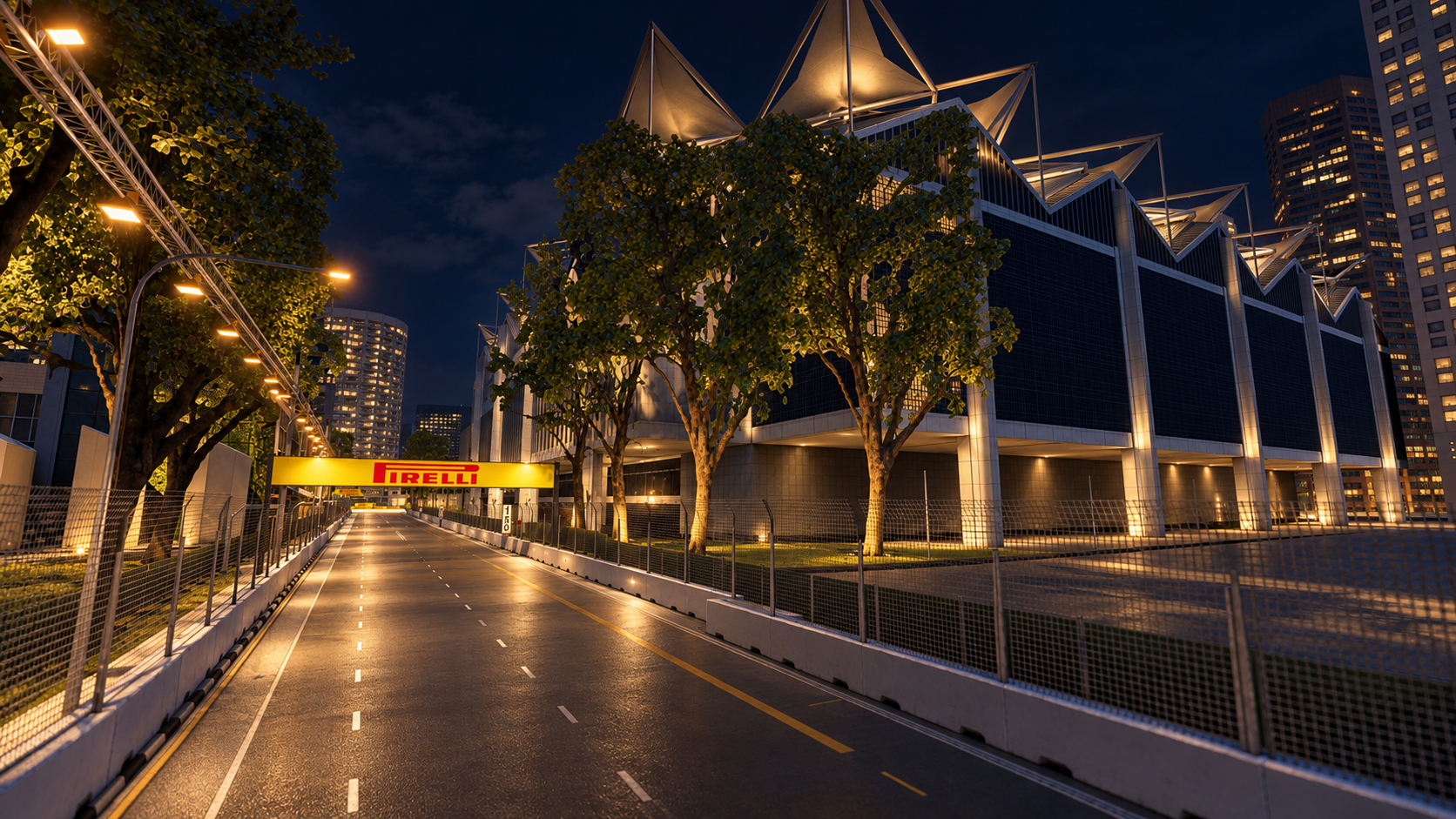 Marina Bay Street Circuit F1 Singapore Grand Prix 3D Model